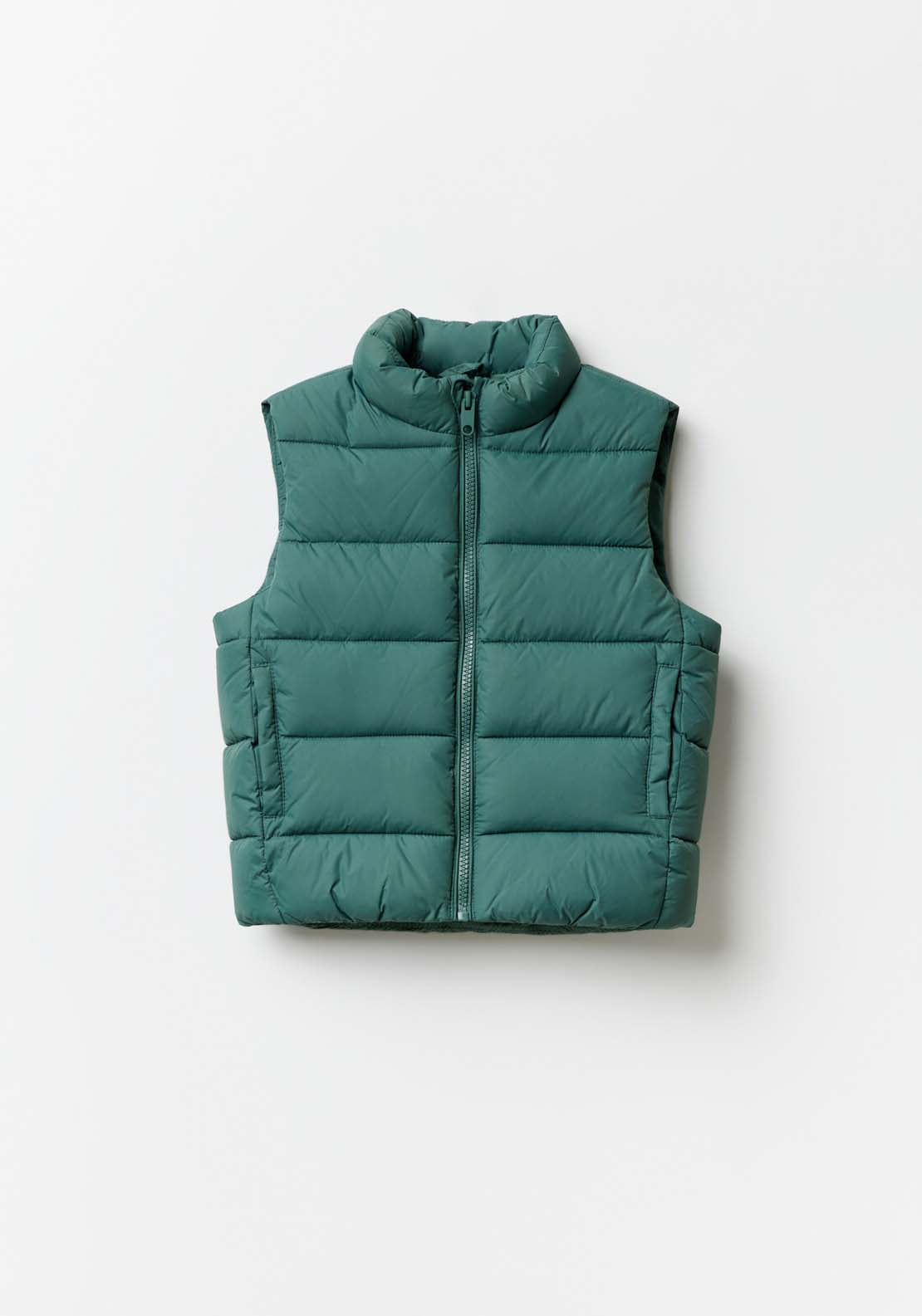 Sfera Plain Gilet - Green Acid 1 Shaws Department Stores