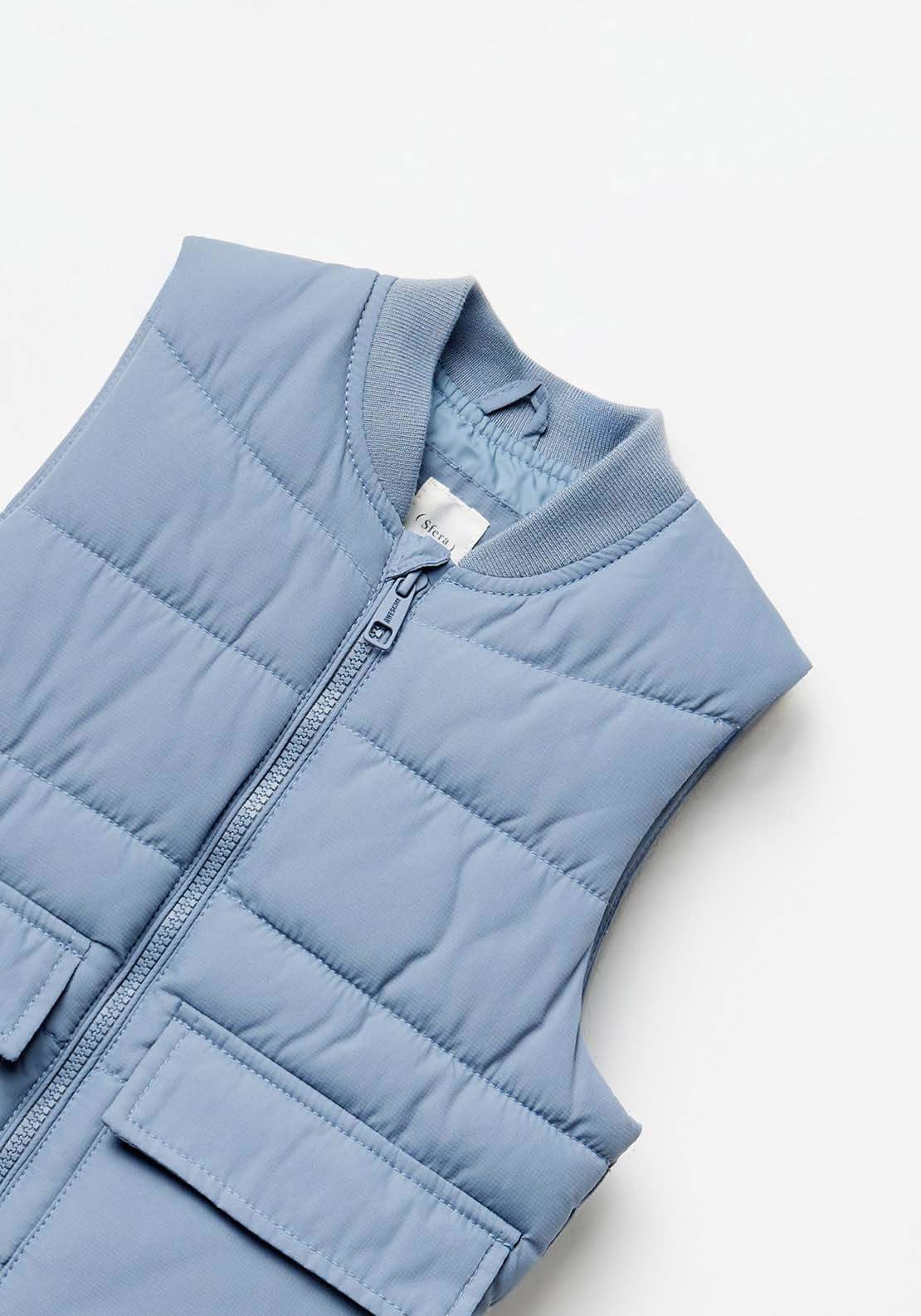 Sfera Basic gilet - Blue 2 Shaws Department Stores