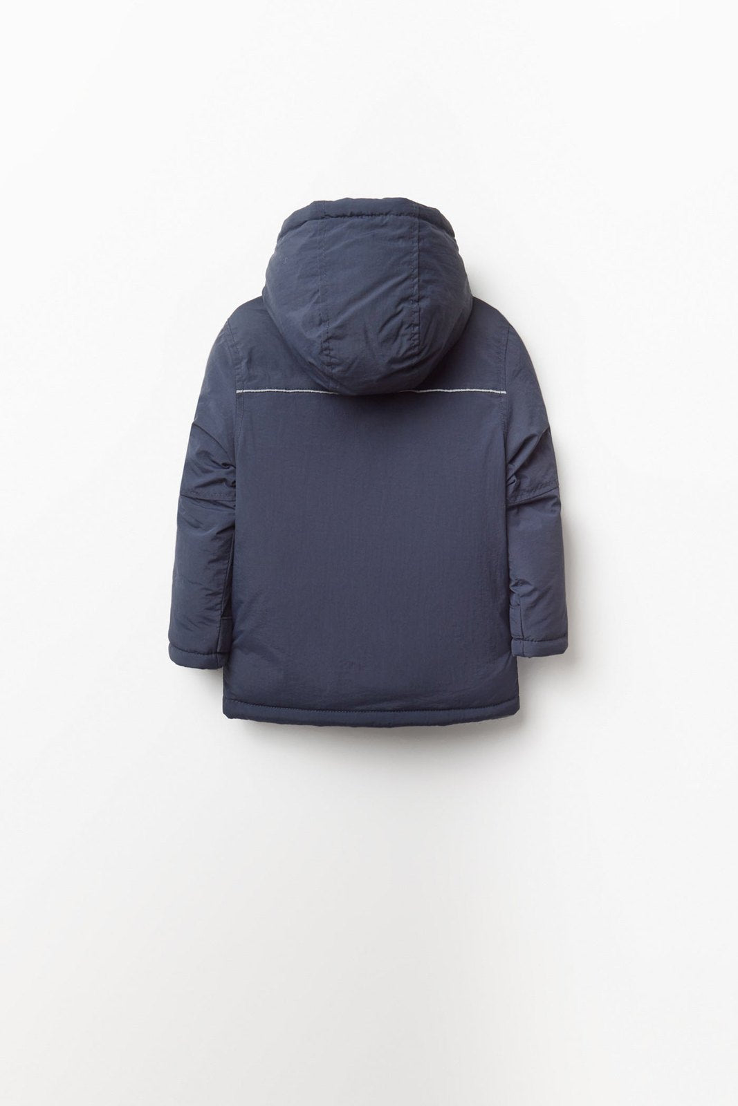 Hooded Waterproof Parka - Blue
