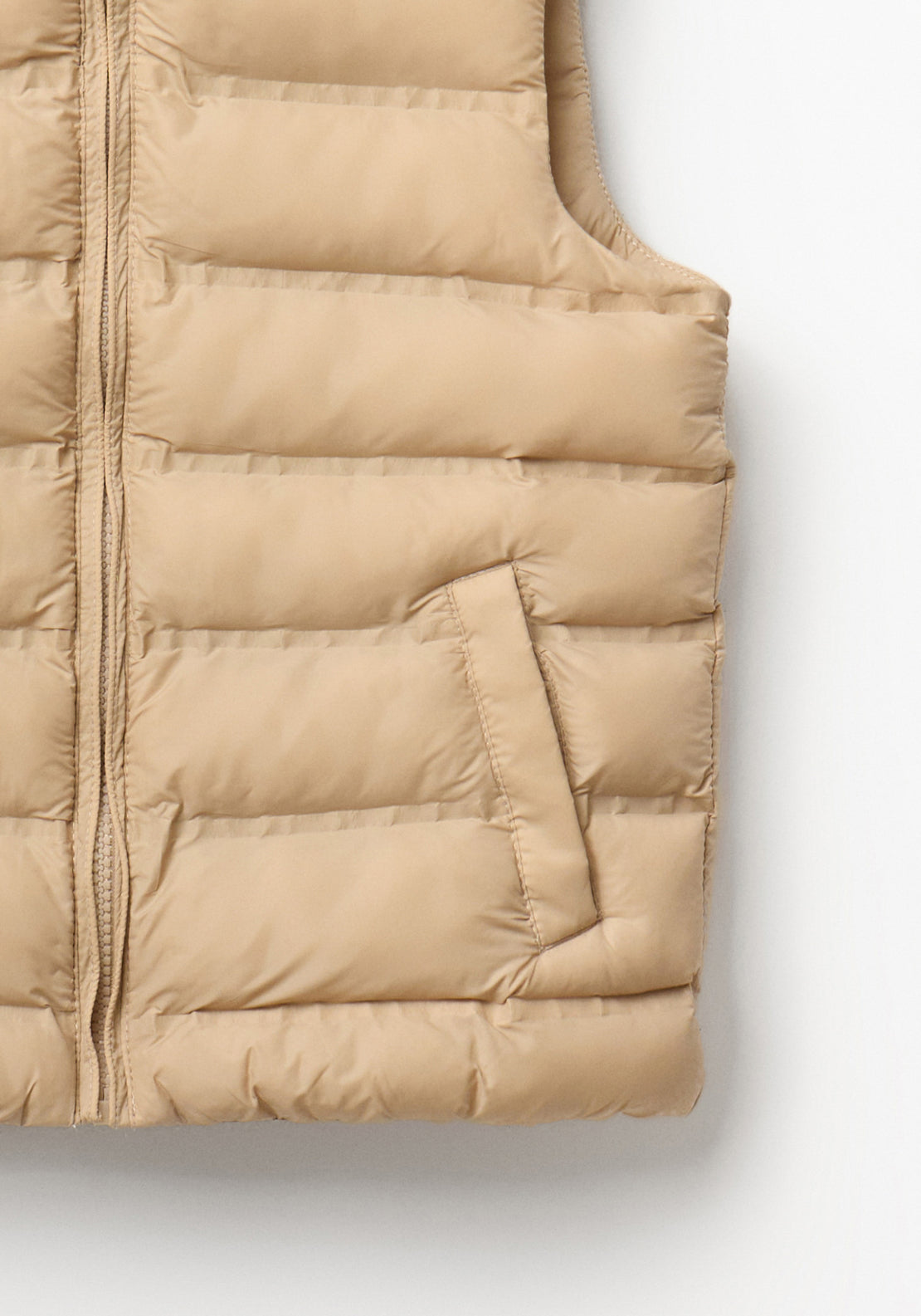 Plain Gilet - Beige