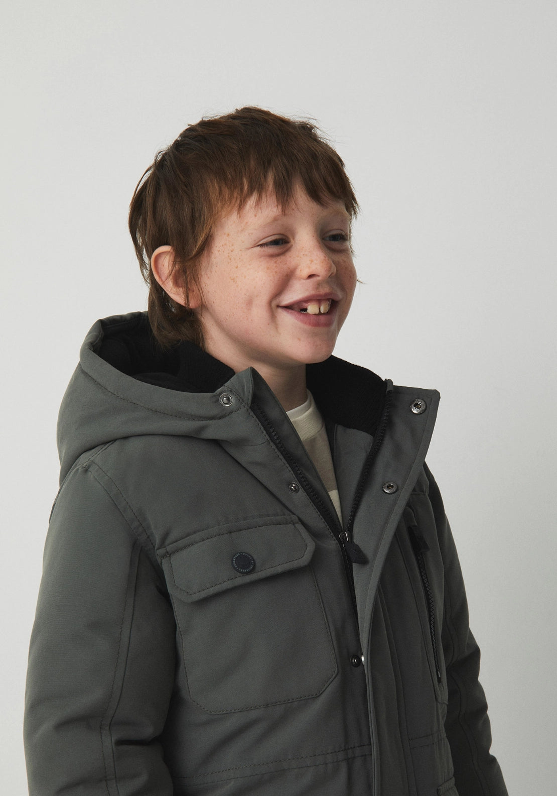 Hooded Parka Jacket - Green