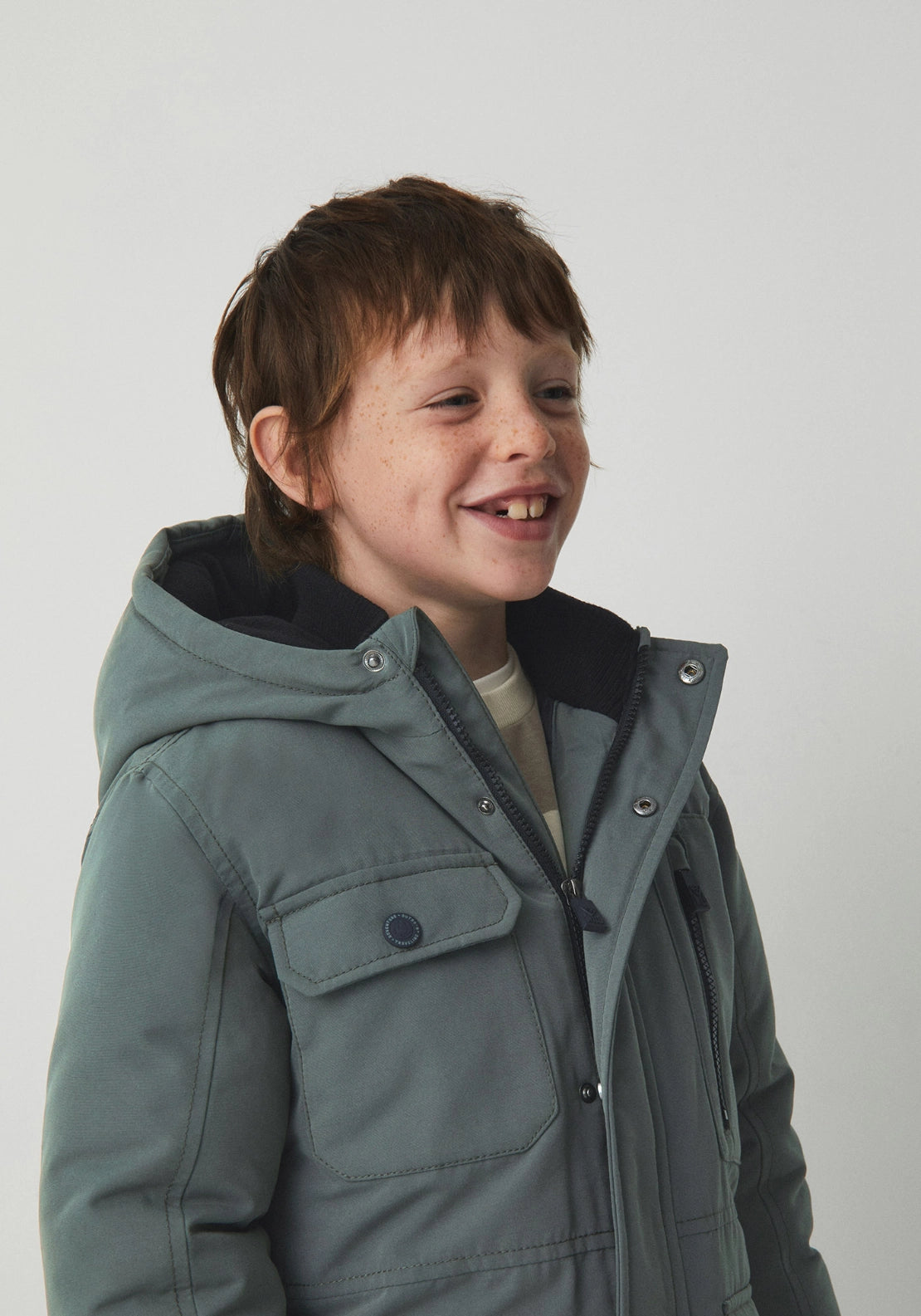 Hooded Parka Jacket - Green