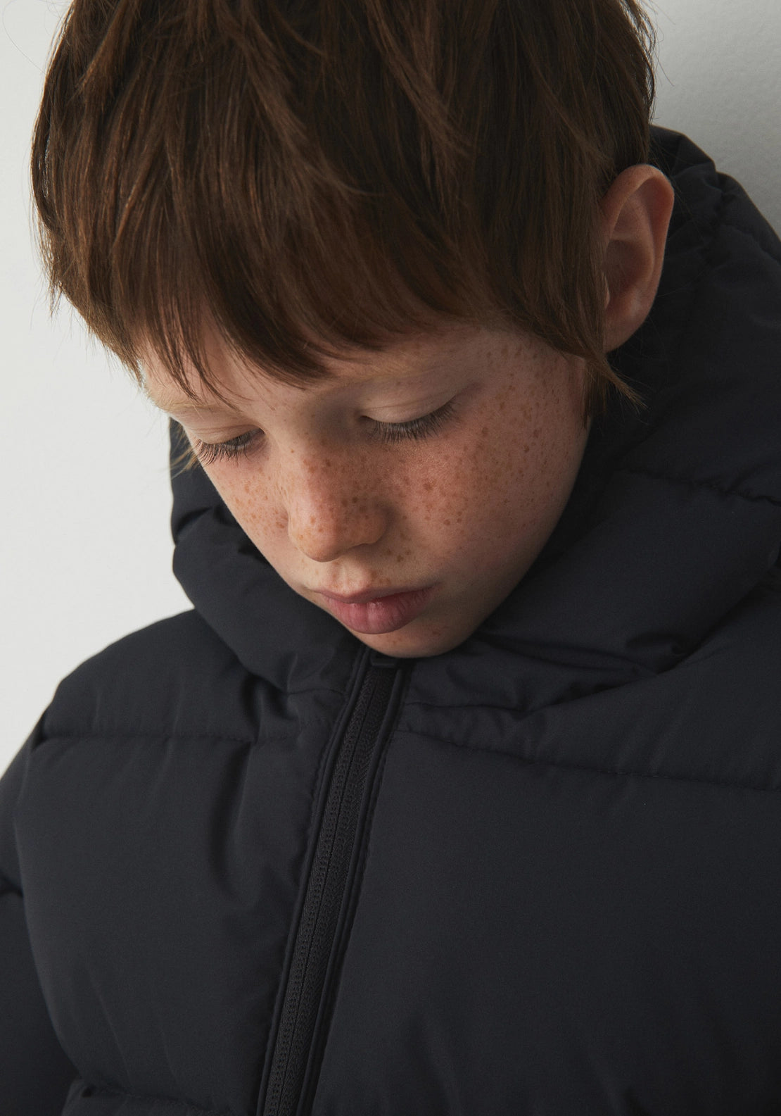 Padded Puffer Jacket - Black