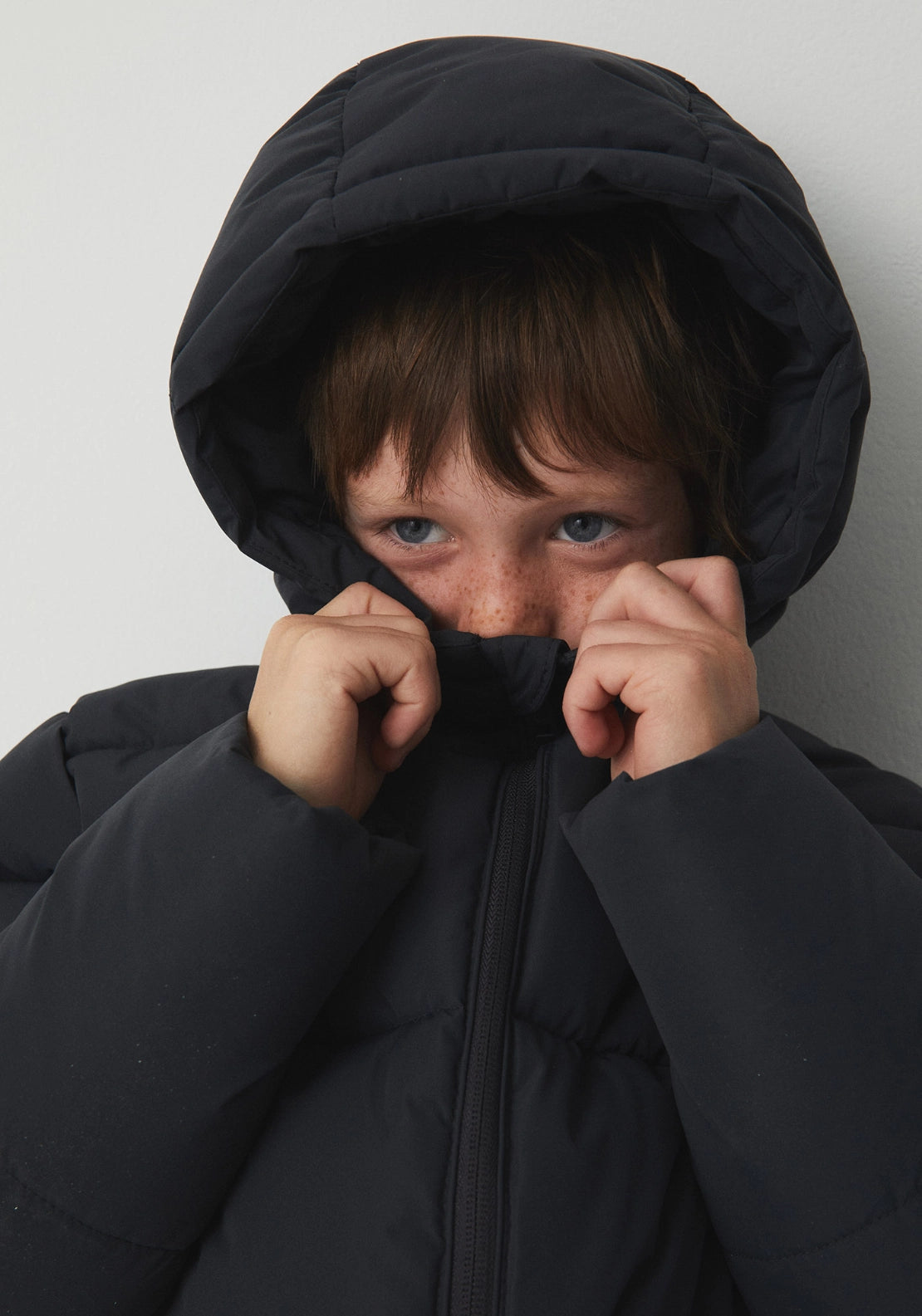 Padded Puffer Jacket - Black