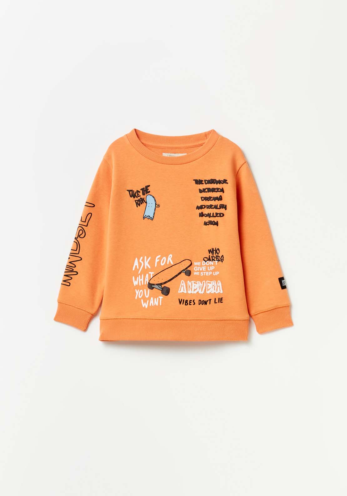 Sfera Skate Sweatshirt - Orange 3 Shaws Department Stores