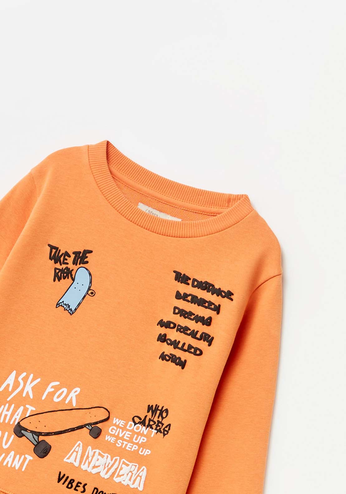 Sfera Skate Sweatshirt - Orange 5 Shaws Department Stores