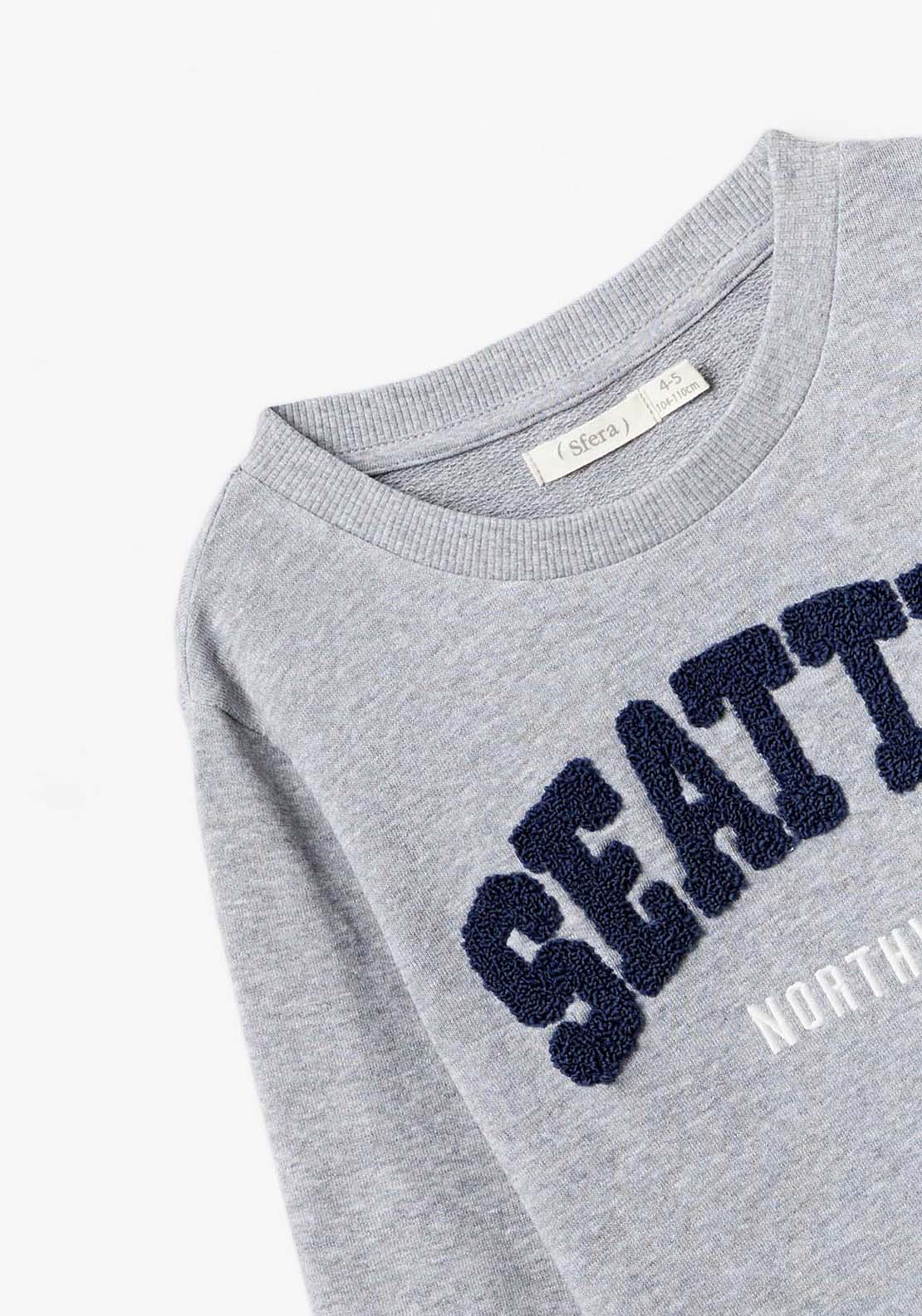 Sfera Boy Seattle Sweatshirt - Grey 3 Shaws Department Stores