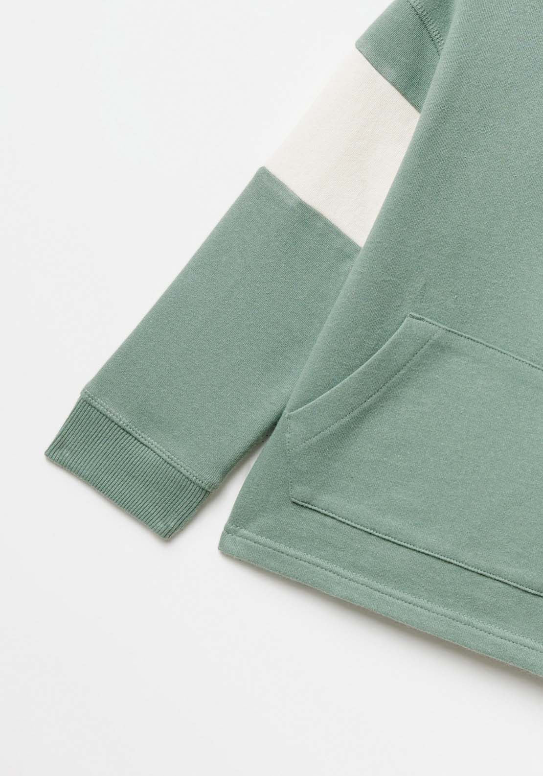 Sfera Zipped high-neck sweatshirt - Green 3 Shaws Department Stores