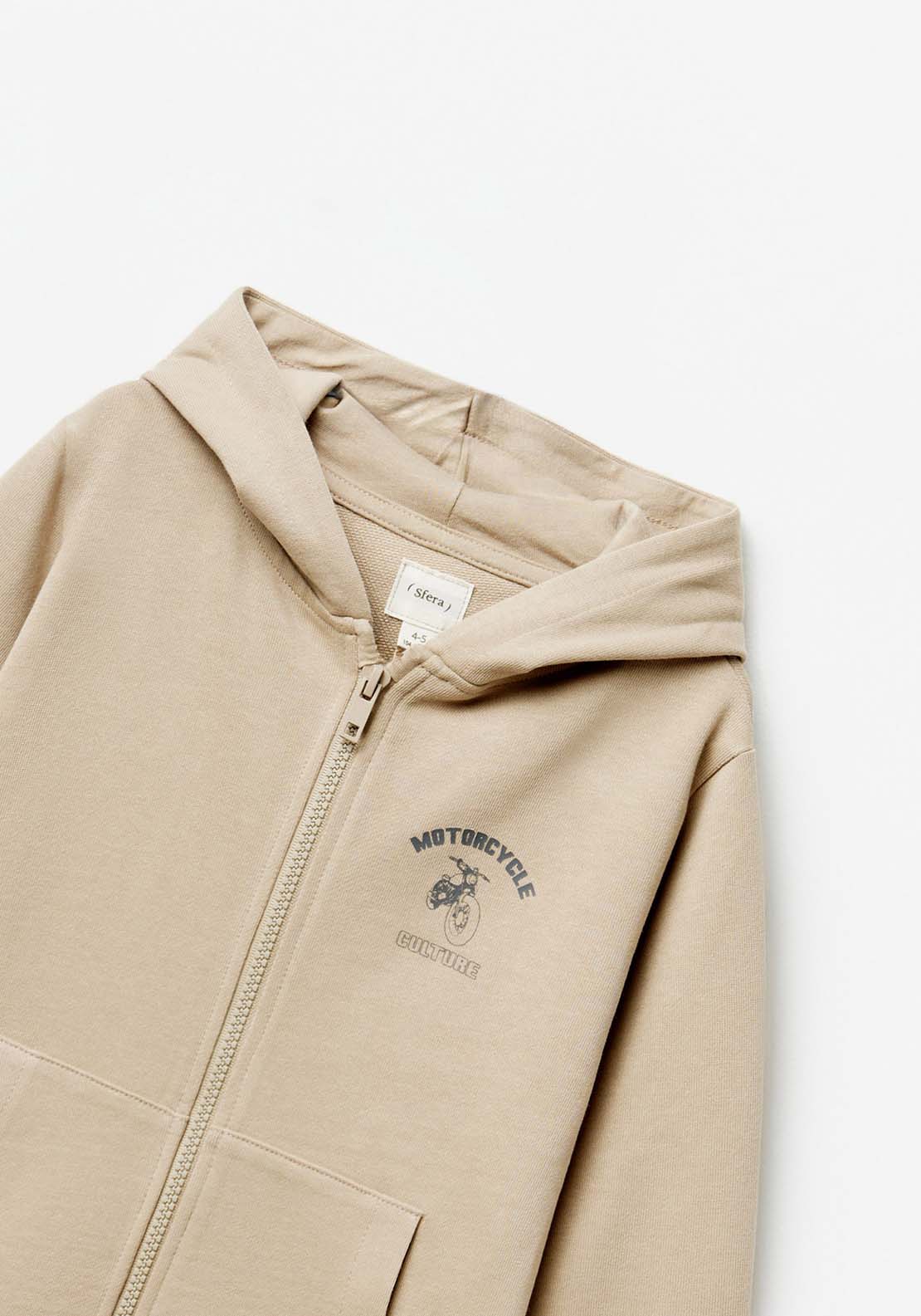 Sfera Basic printed sweatshirt - Beige / Camel 4 Shaws Department Stores