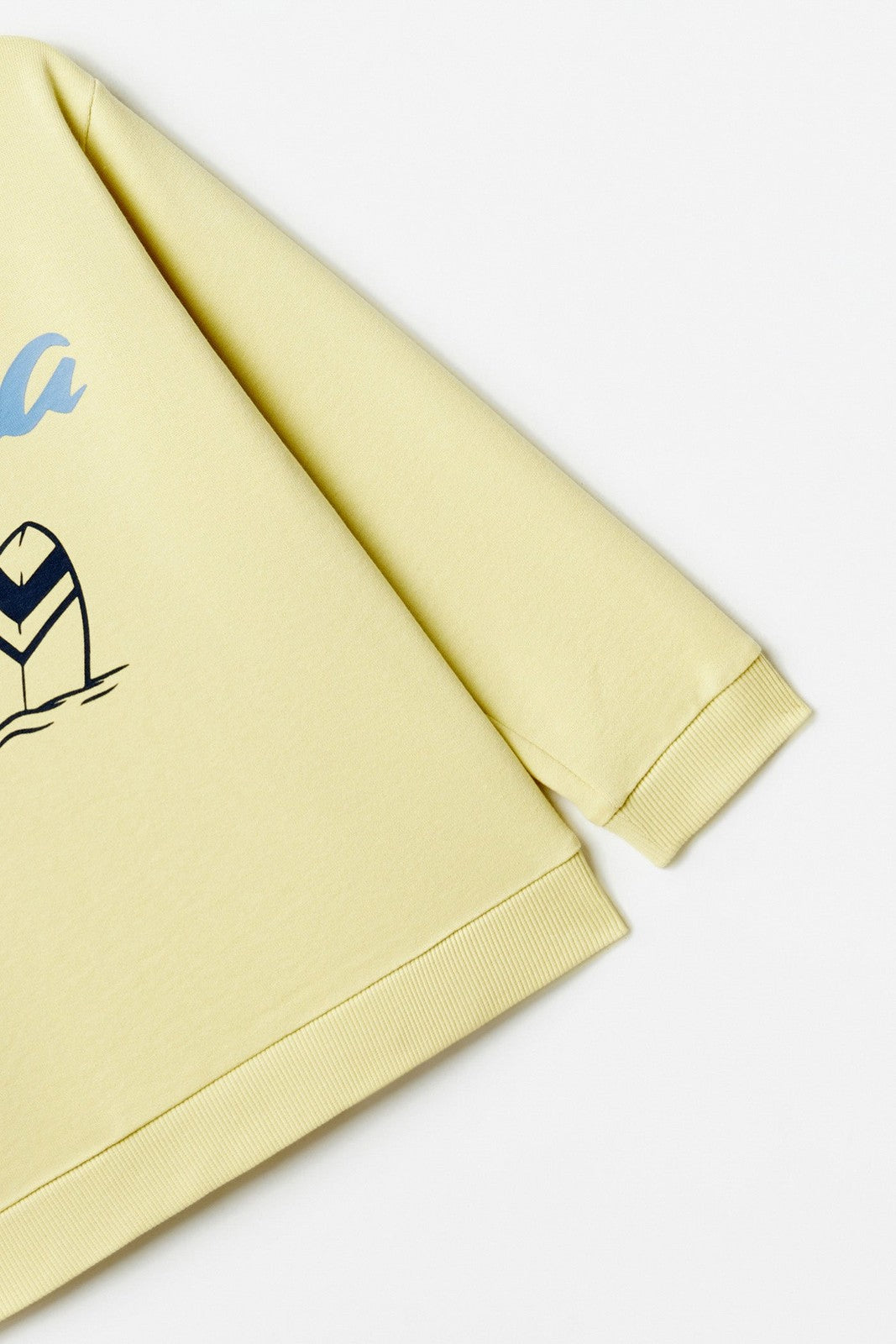 Sfera Basic printed sweatshirt - Yellow 3 Shaws Department Stores