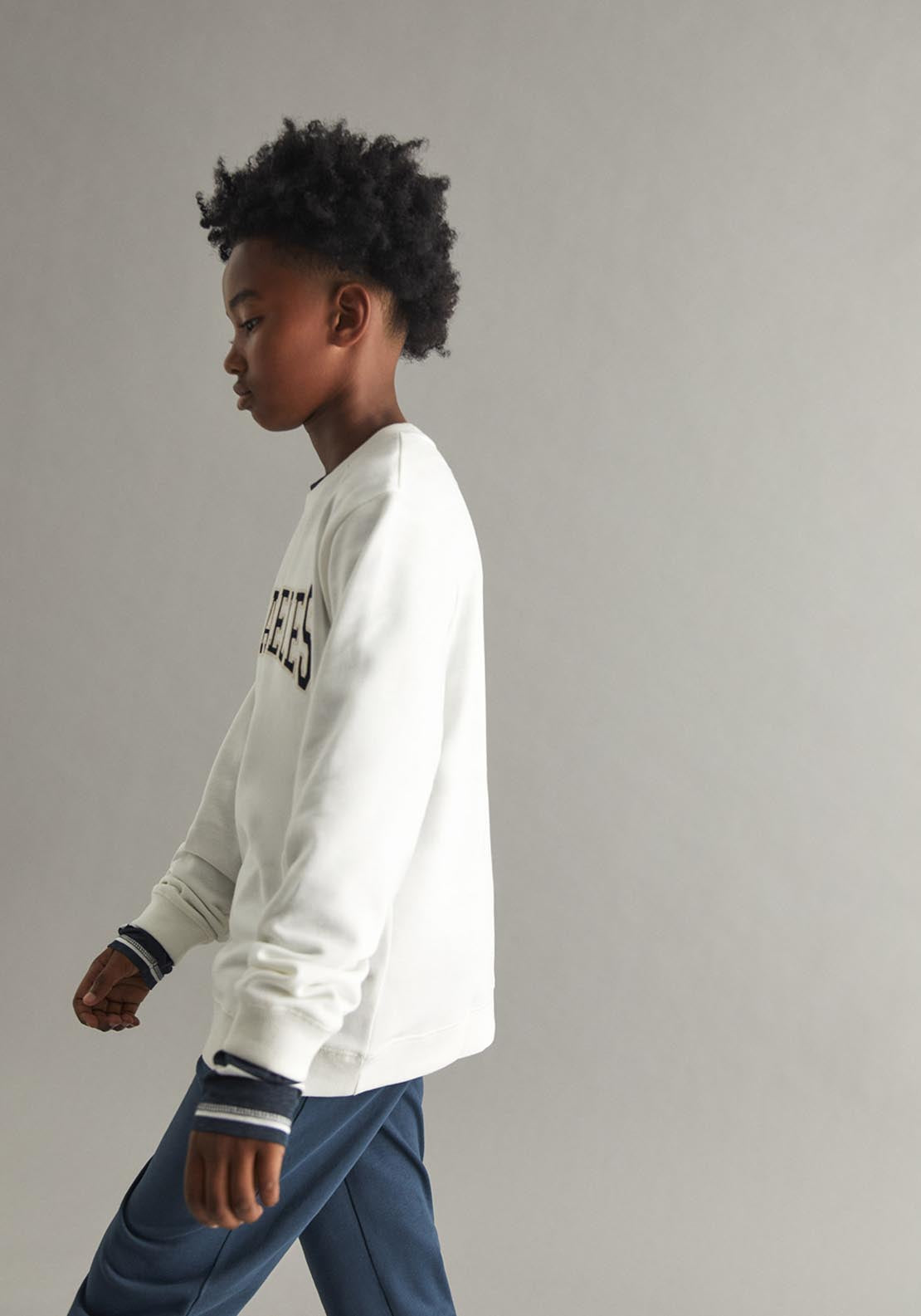 Sfera College Sweatshirt - White 2 Shaws Department Stores