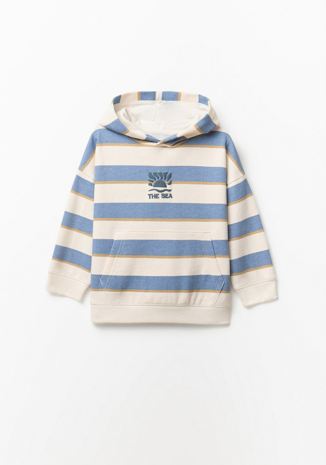 Striped Hoodie - Blue