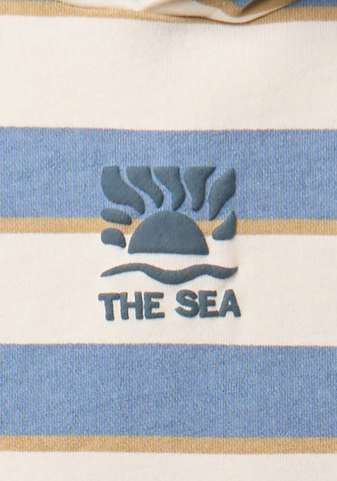 Striped Hoodie - Blue
