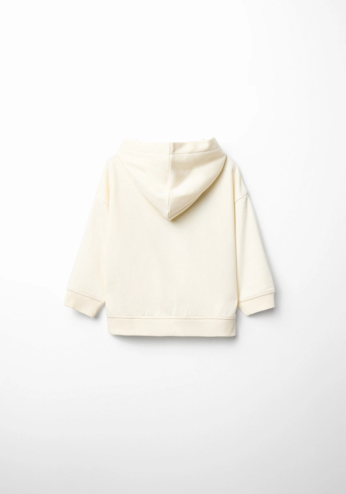 Embroidered Hamburger Sweatshirt - White