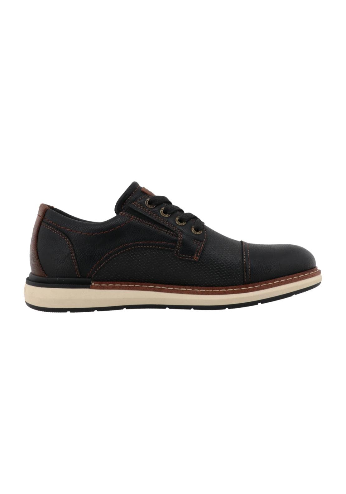 Mustang Smart Toe Cap Shoe - Black 2 Shaws Department Stores