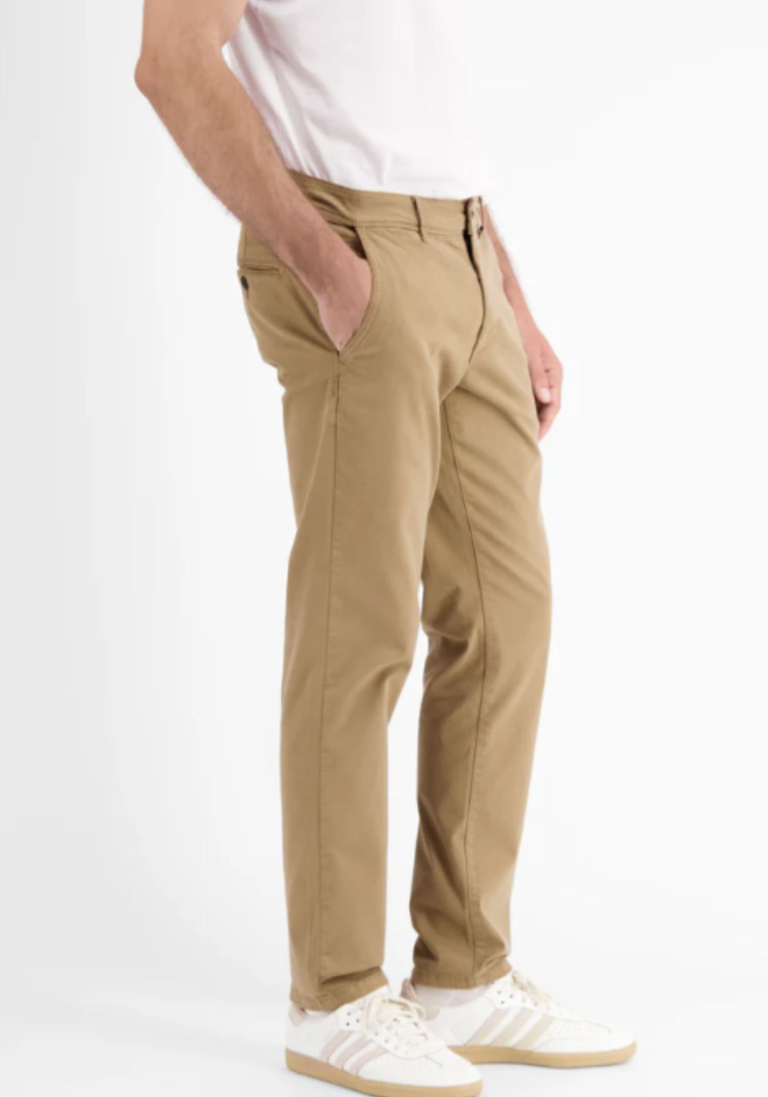 Lerros Basic Slim Fit Chino - Bold Camel 3 Shaws Department Stores