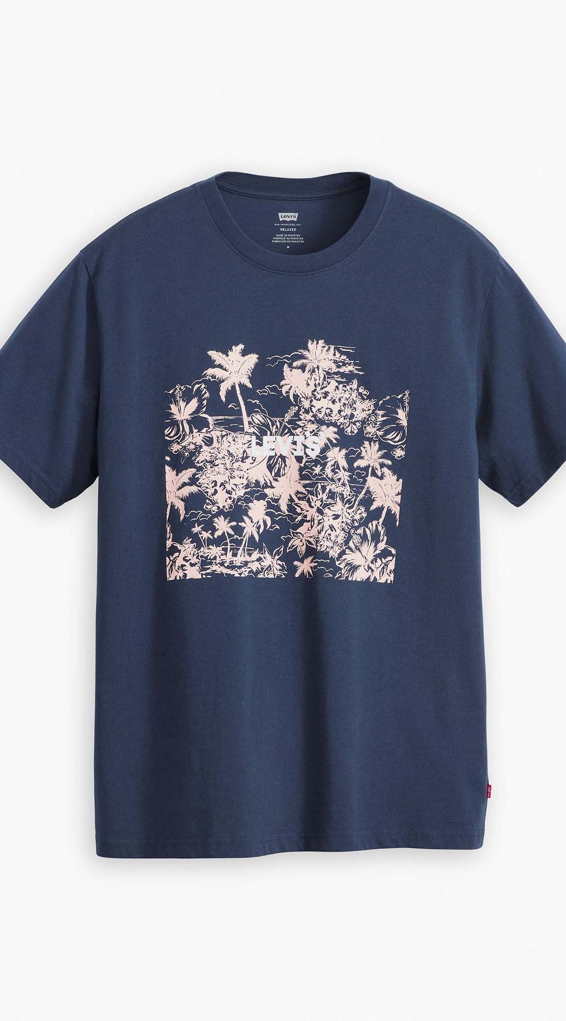 Levis Tee Shirt - Blue 3 Shaws Department Stores