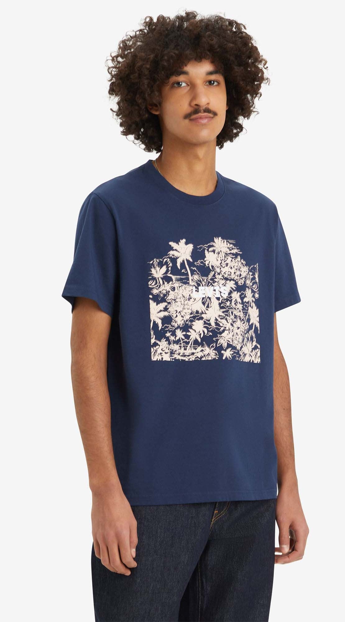 Levis Tee Shirt - Blue 1 Shaws Department Stores