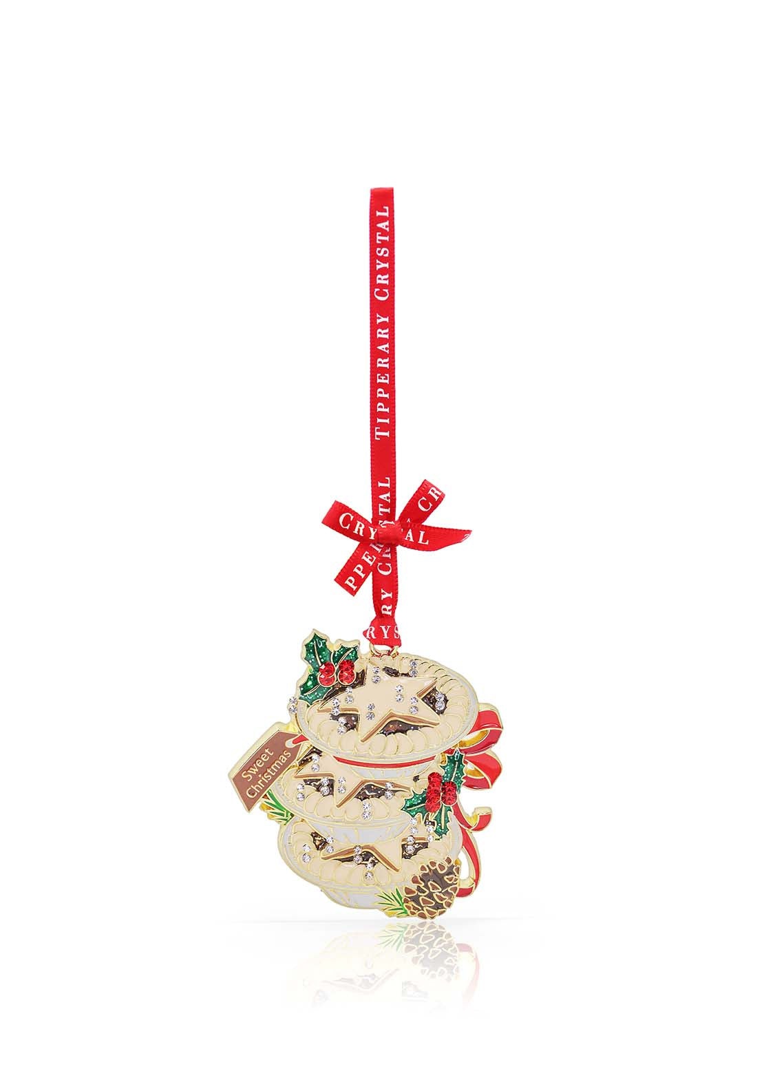 Tipperary Crystal Sparkle Mince Pies Decoration - Sparkle 1 Shaws Department Stores