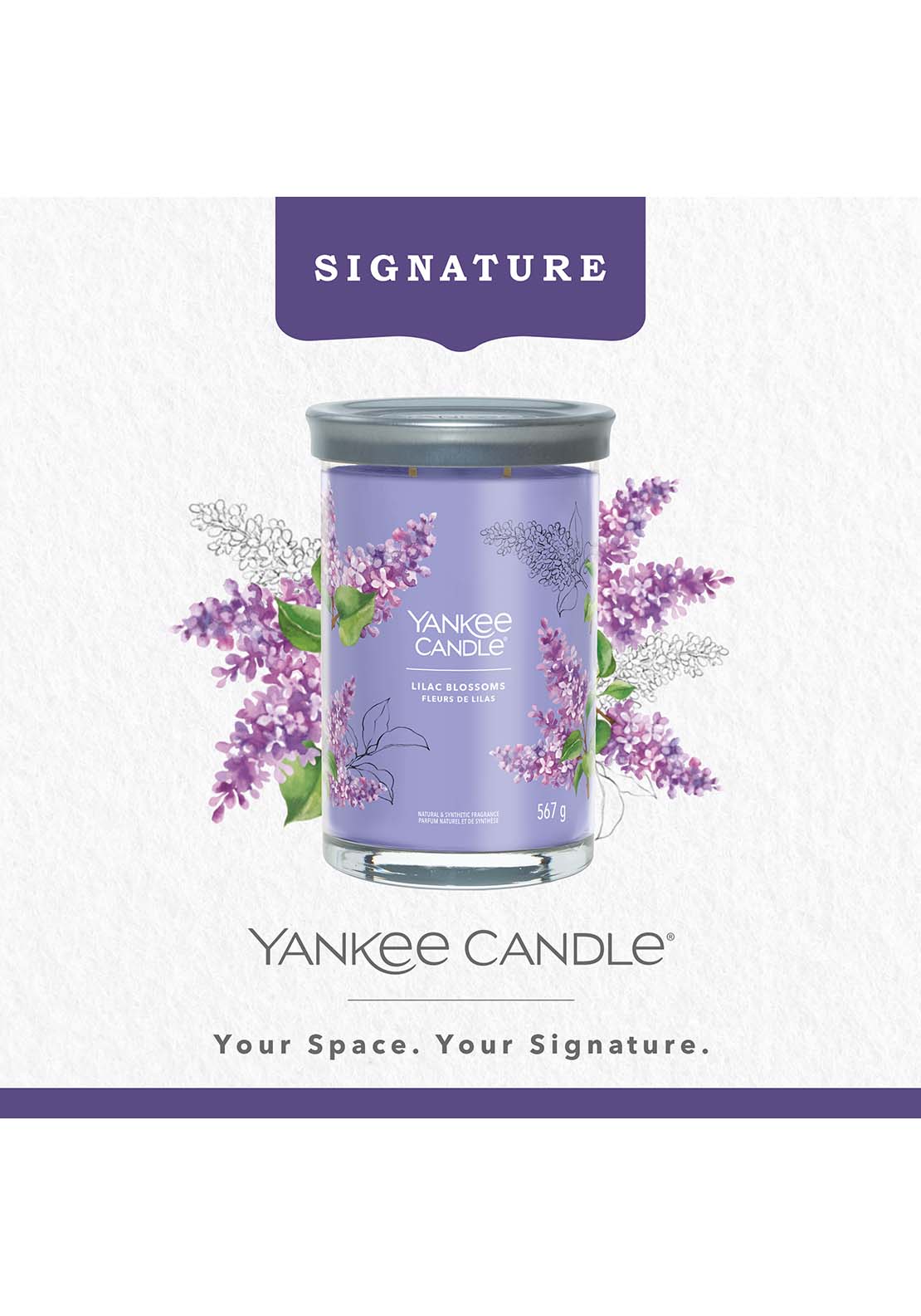 Yankee Candle Yankee Large Tumbler Lilac Blossoms 2 Shaws Department Stores