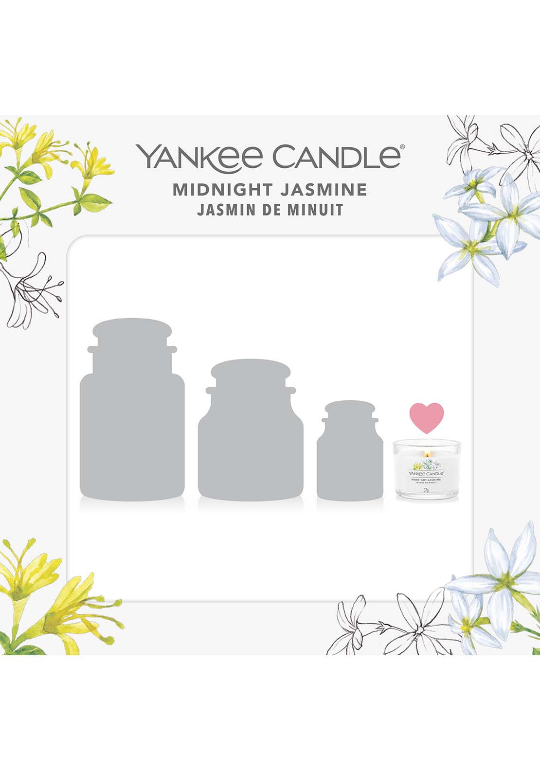 Yankee Candle Yankee 3 Pack Filled Votive Midnight Jasmine 4 Shaws Department Stores