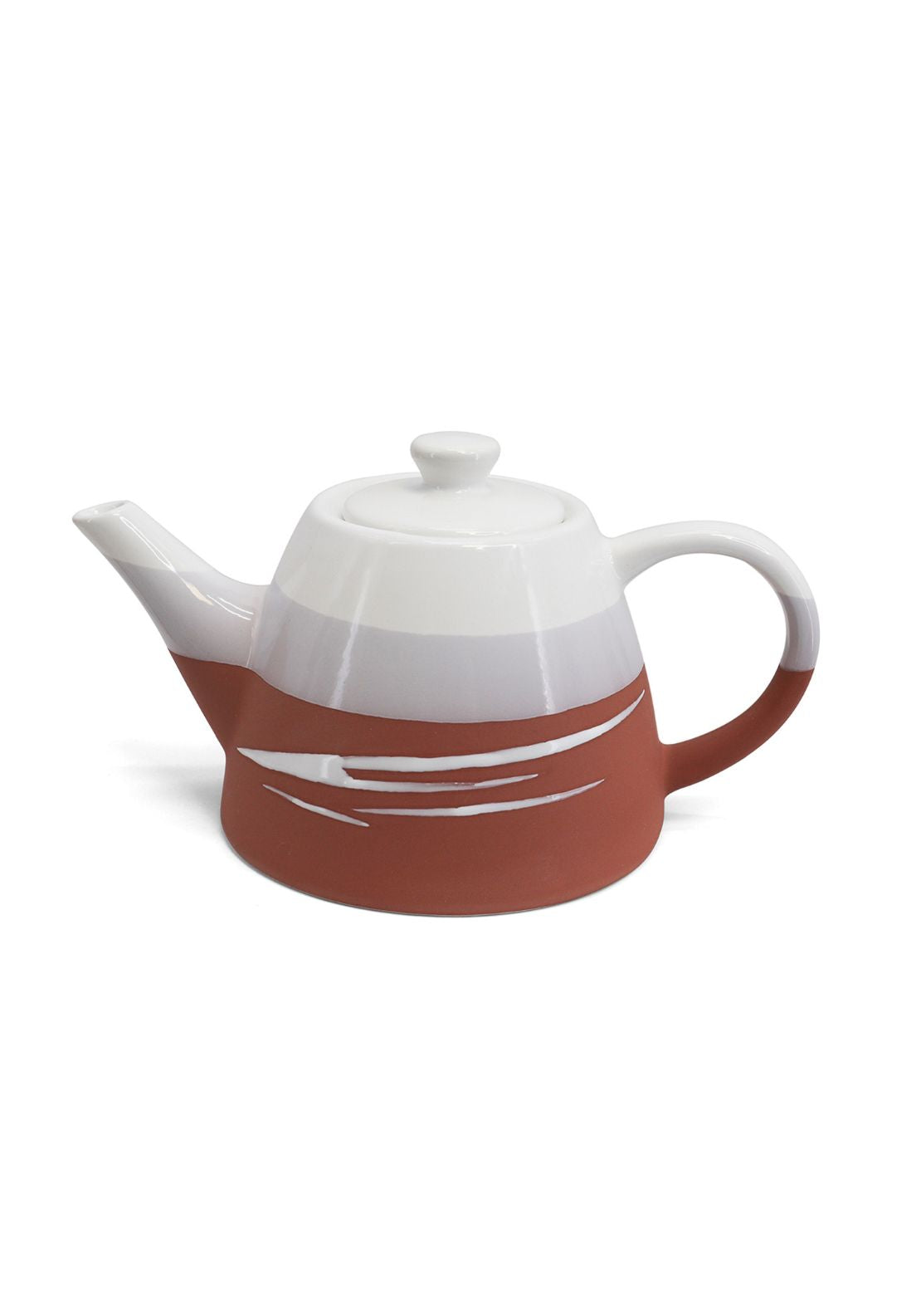Paul Maloney Pottery Terracotta Tea Pot 1 Shaws Department Stores