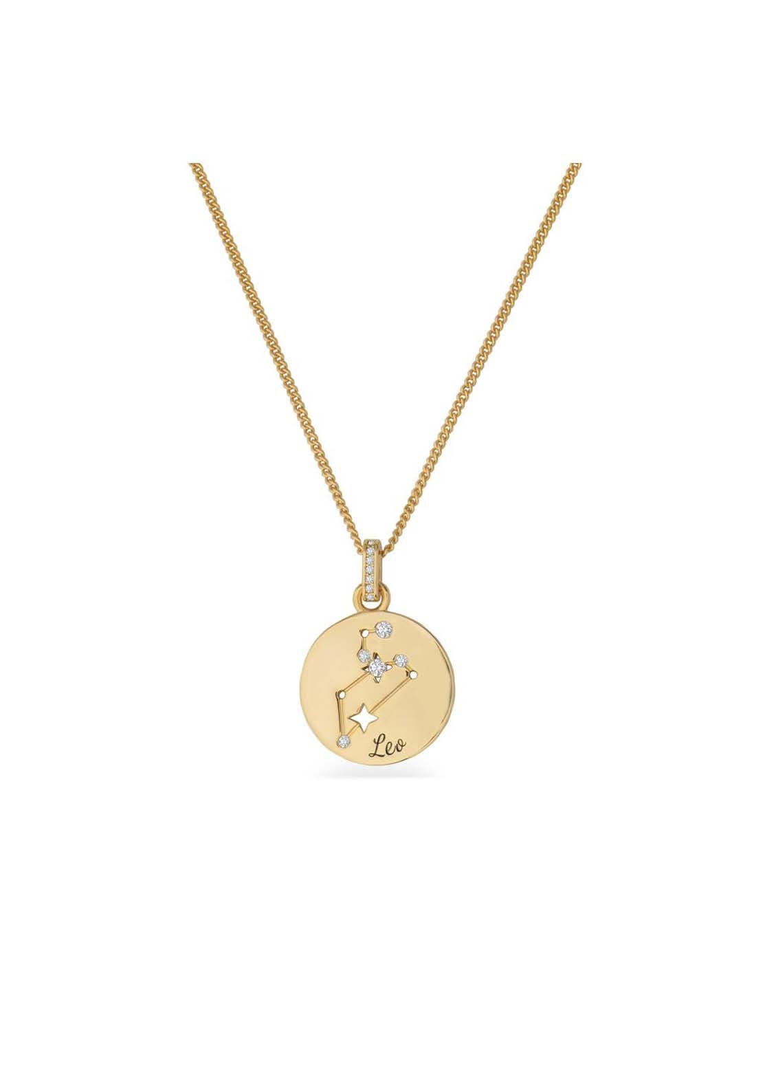Tipperary Jewellery Pendant Leo - Rose Gold 1 Shaws Department Stores