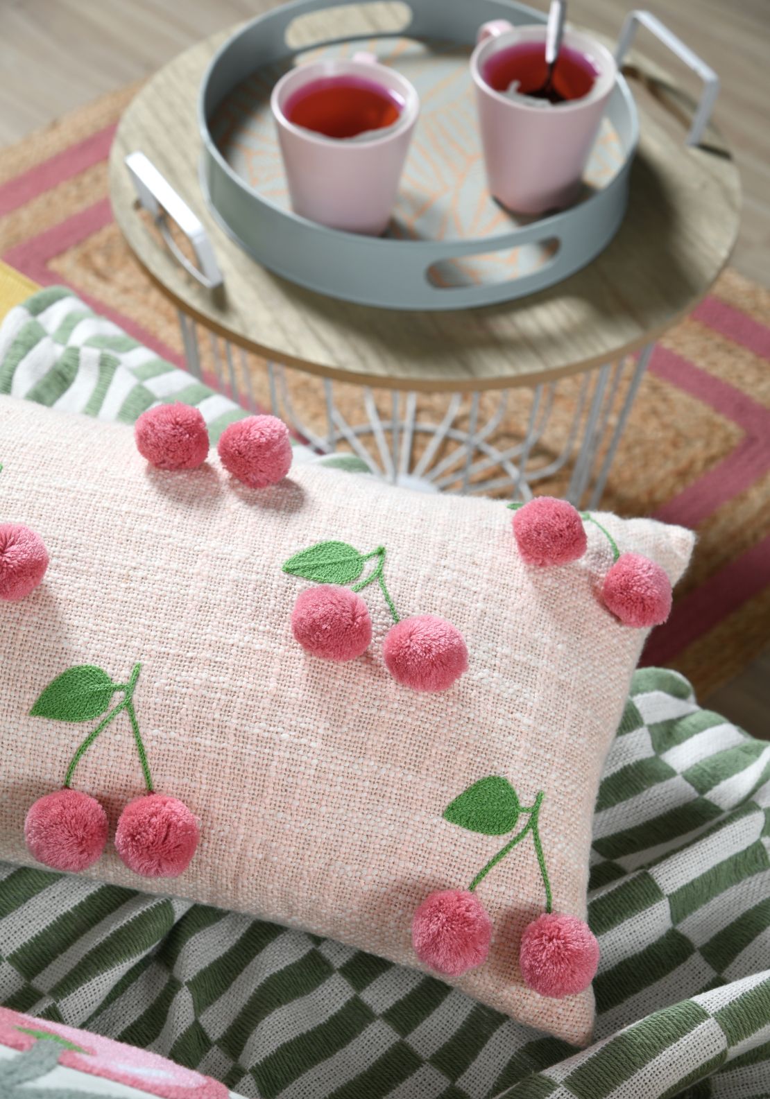 The Home Collection Sweet Love Cushion - Pink 5 Shaws Department Stores