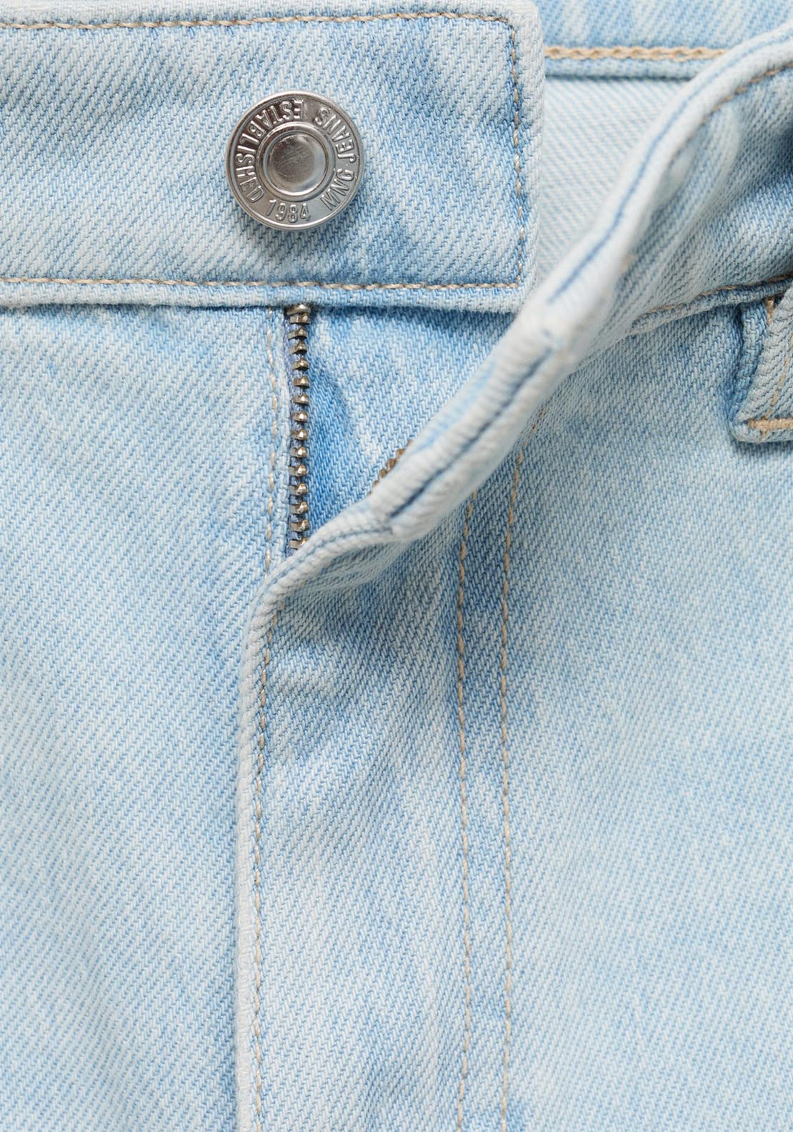 Mango New Mom Jeans - Open Blue 2 Shaws Department Stores