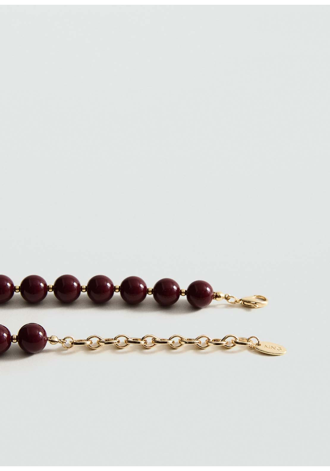 Mango Necklace Lada - Red 3 Shaws Department Stores