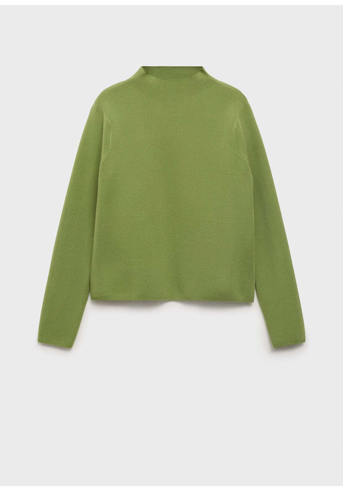Mango Sweater Chimney - Green 6 Shaws Department Stores