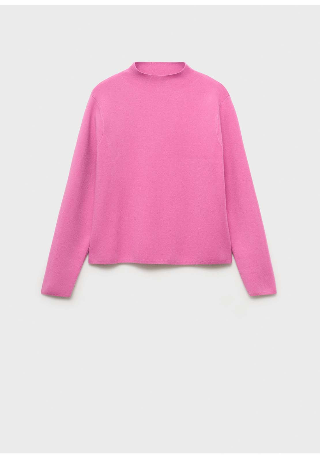 Mango Sweater Chimney - Pink 5 Shaws Department Stores