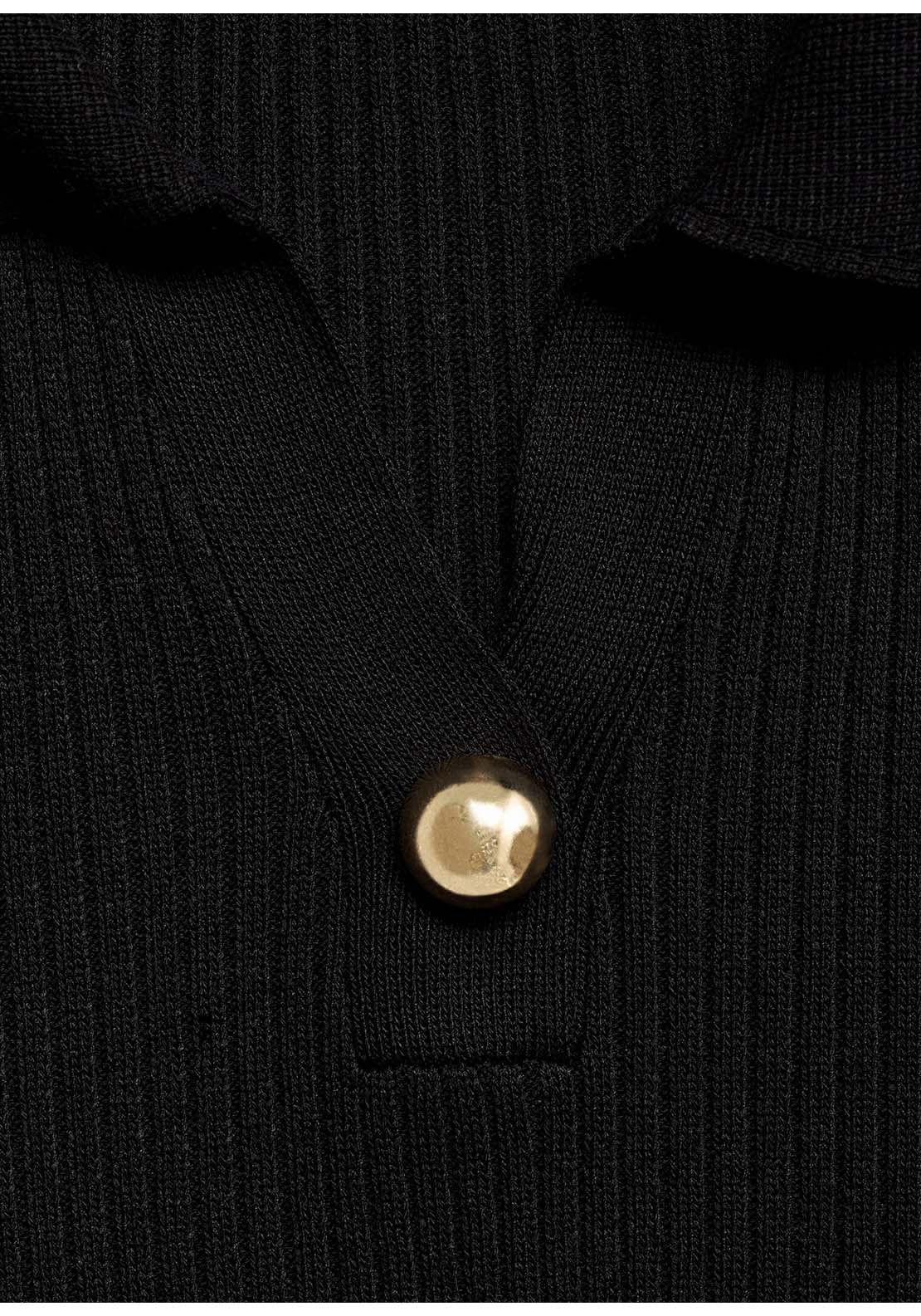 Sweater Button - Black