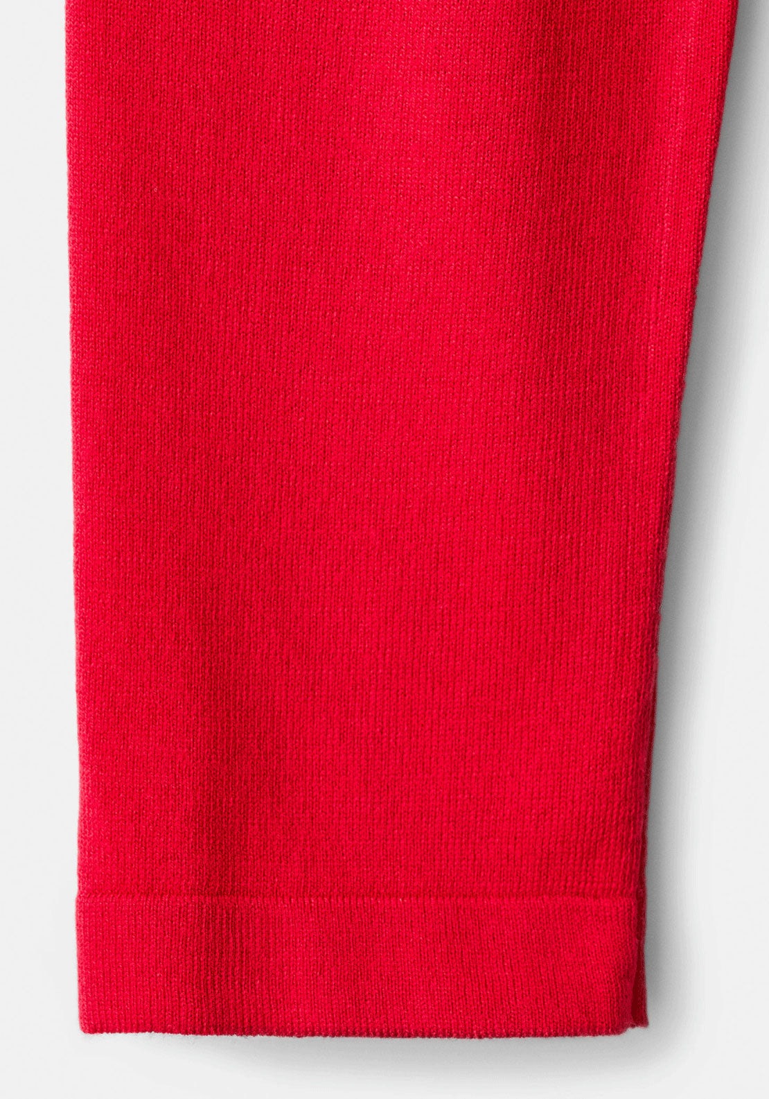 Polo Neck Sweater - Red