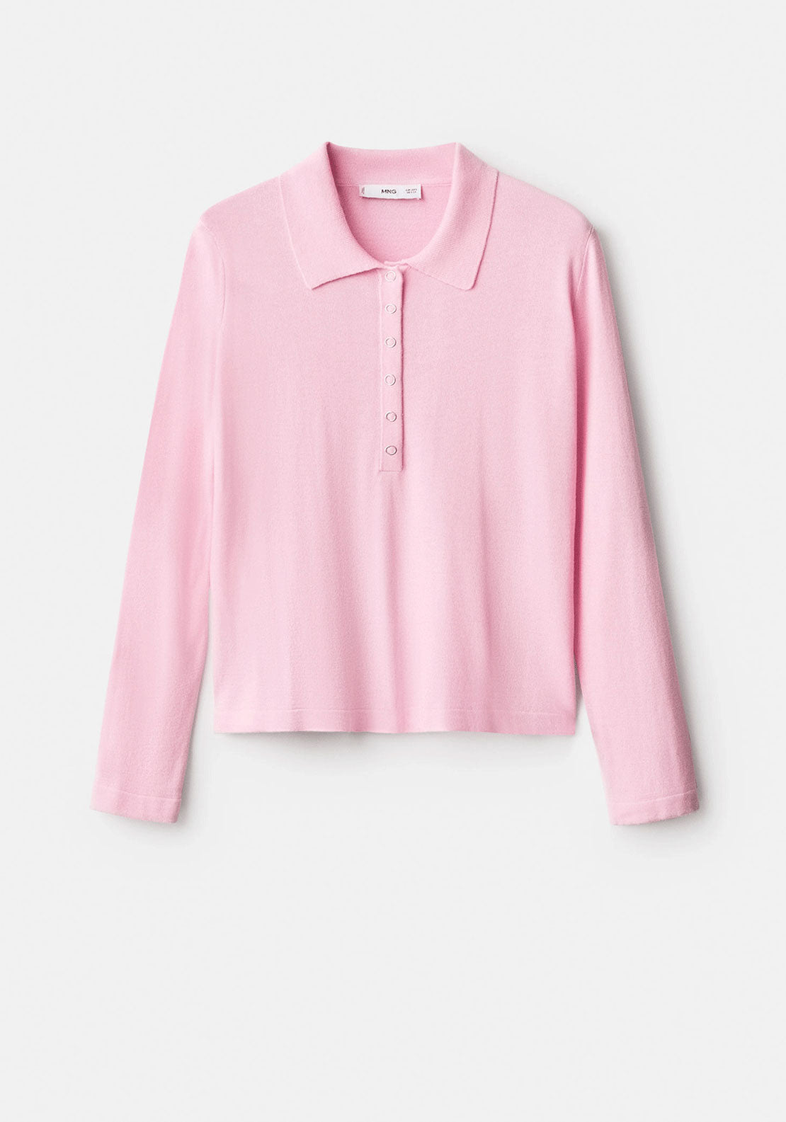 Polo Neck Sweater - Pink