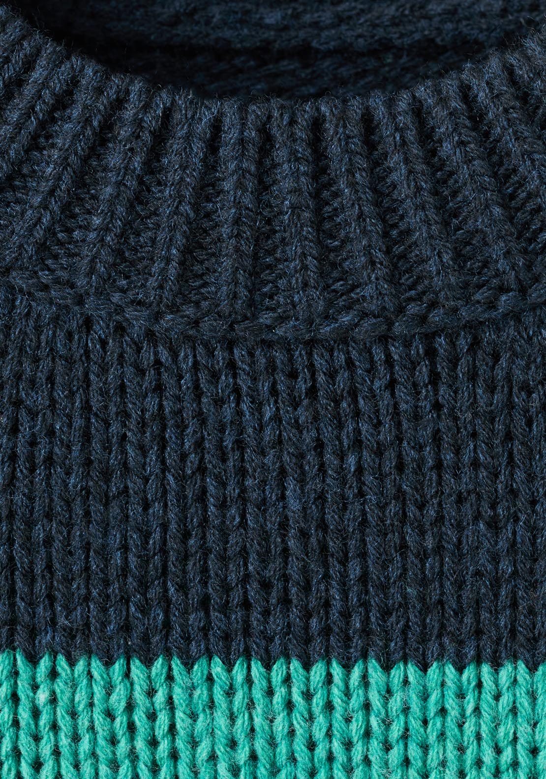 Mango Knit Striped Sweater - Green 6 Shaws Department Stores
