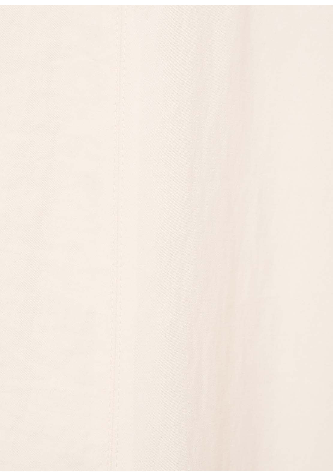Flared Midi Dress - Beige