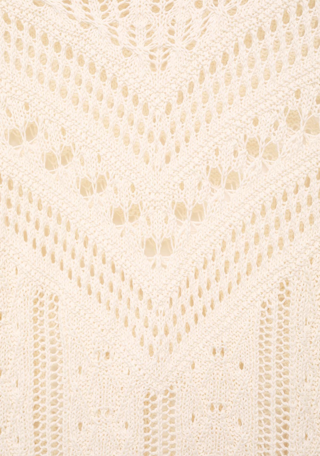Mango Knitted Sweater With Openwork Details - Beige 5 Shaws Department Stores