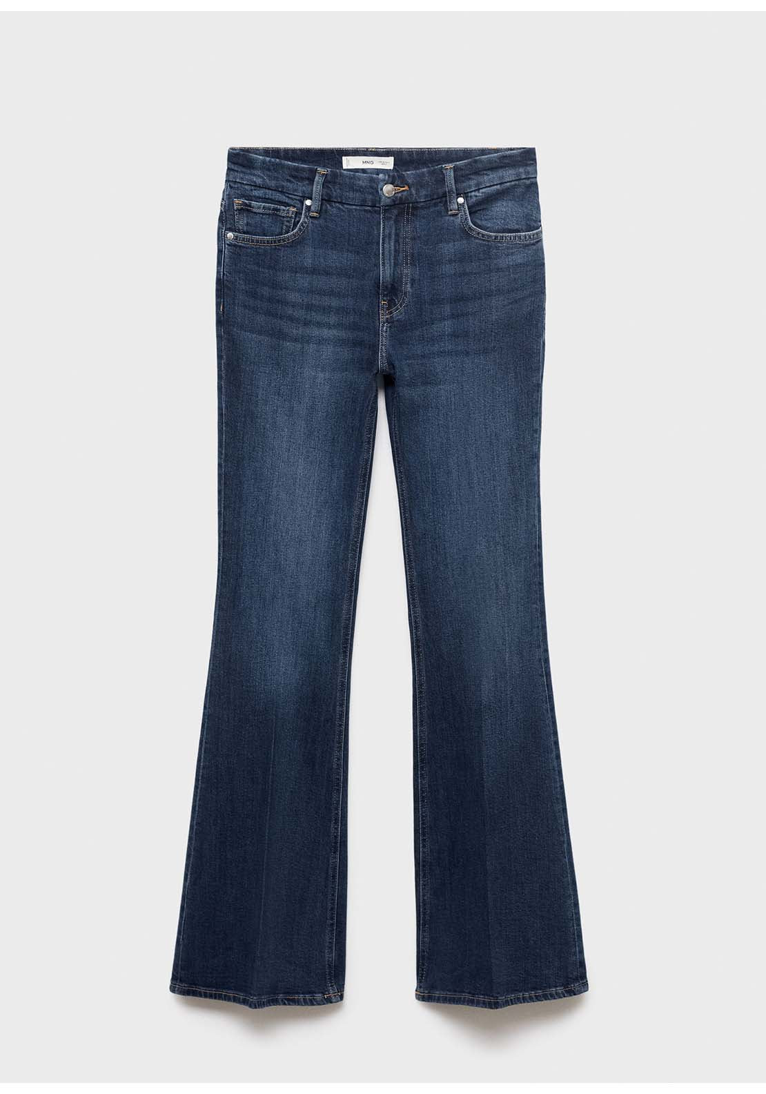 Violet Flared High-Rise Jeans - Blue