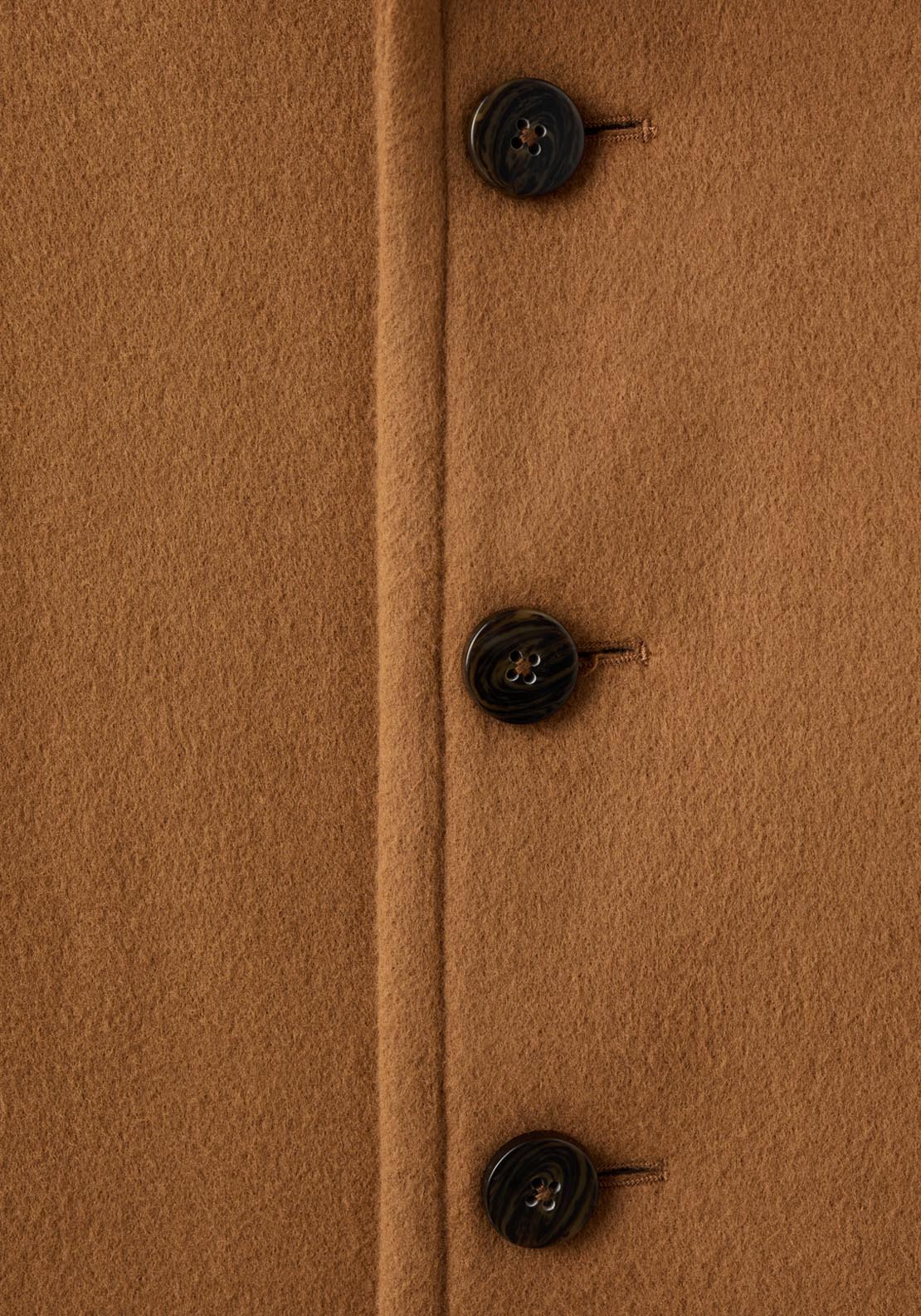 Mango Lapel Manteco Wool Coat - Brown 8 Shaws Department Stores