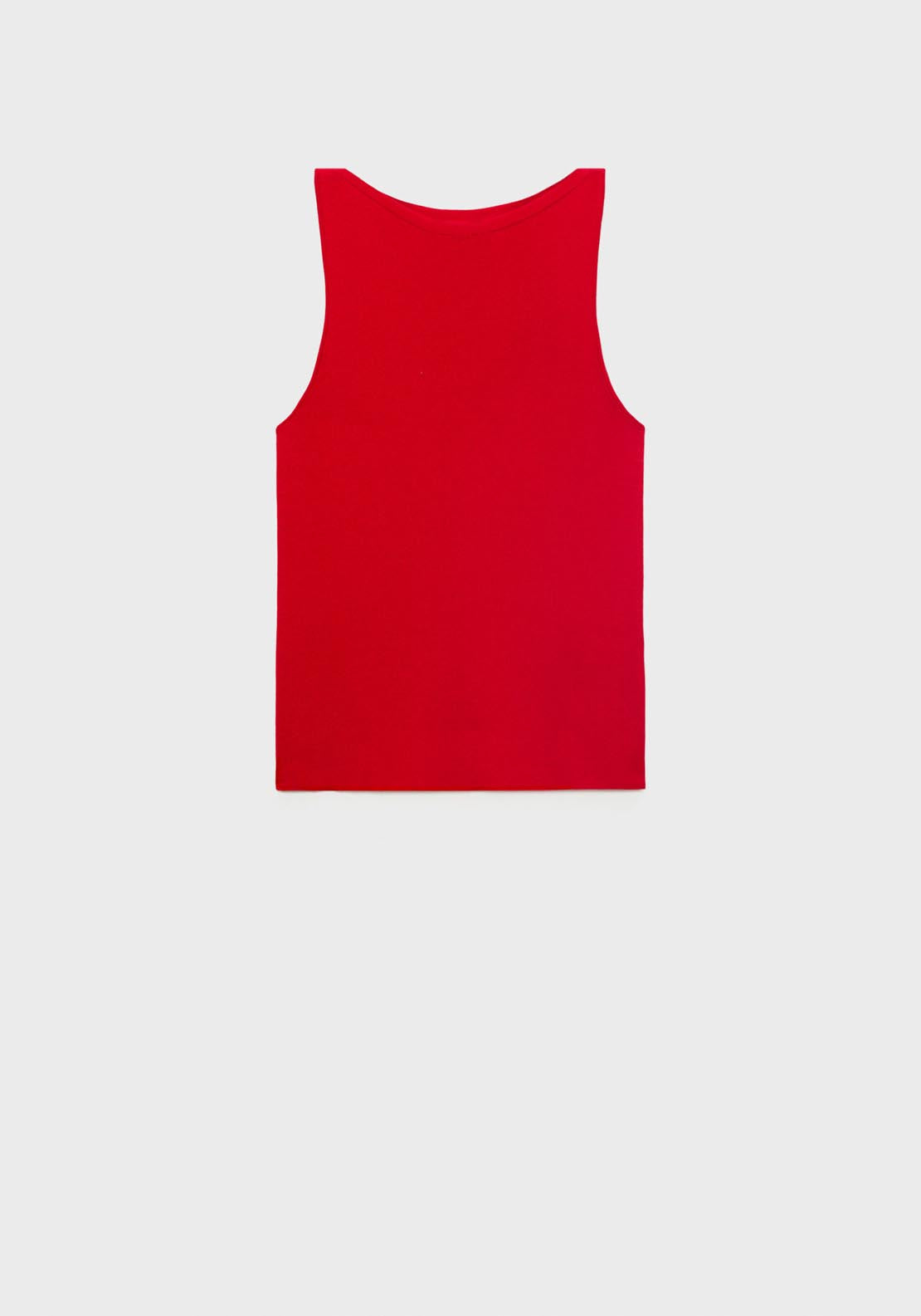 Mango Fine Knit Top - Red 5 Shaws Department Stores