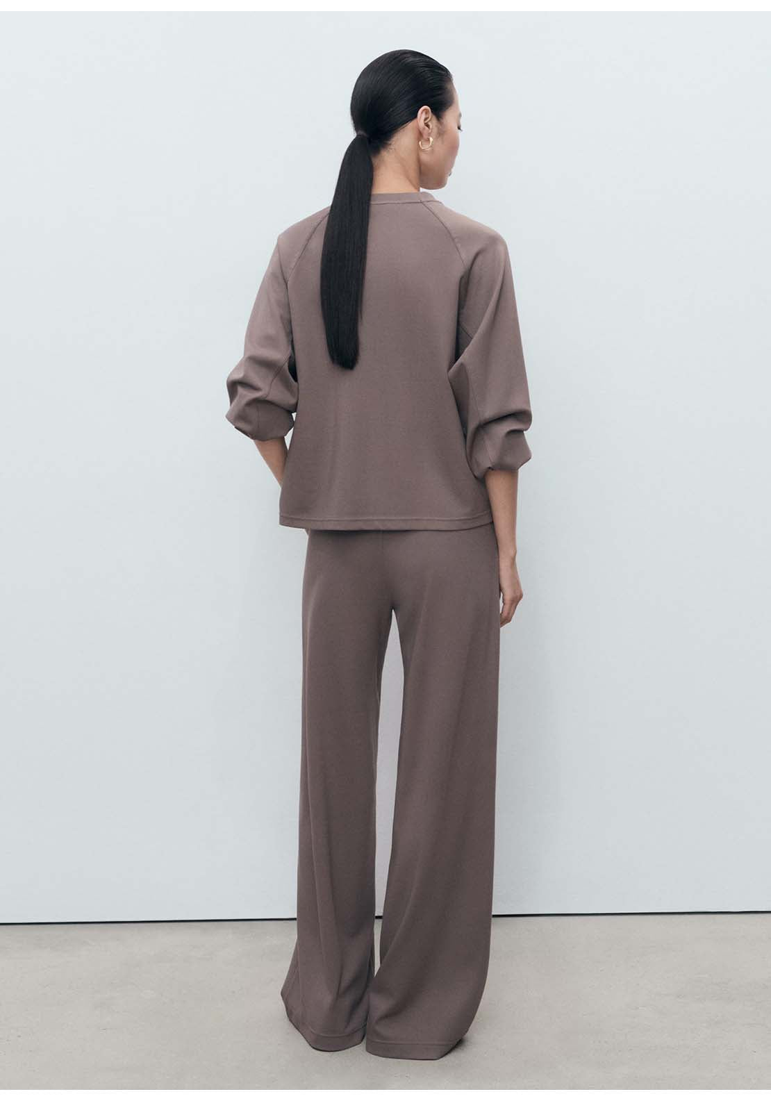 Mango Trousers Florida - Brown 2 Shaws Department Stores