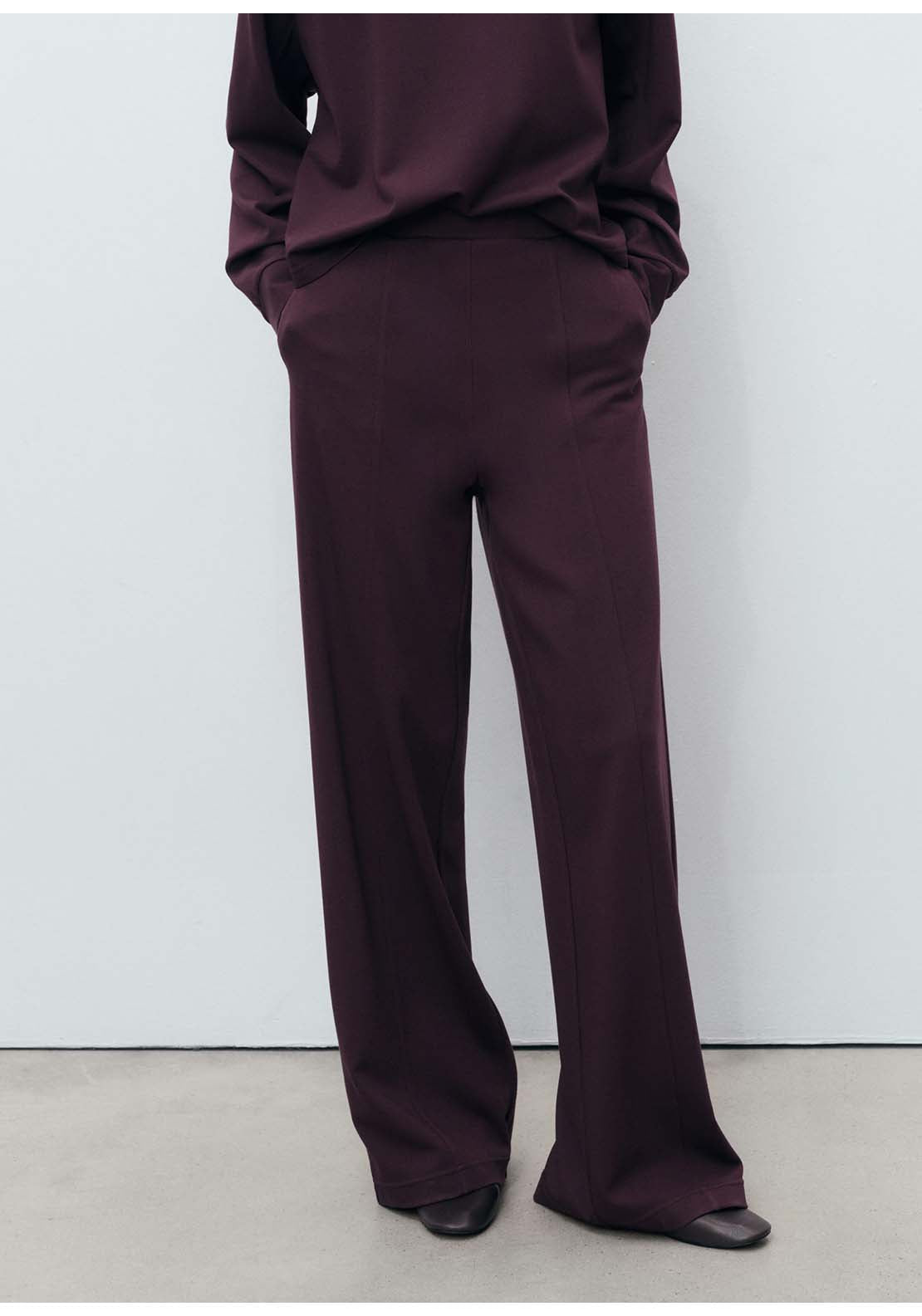 Mango Trousers Florida - Red 1 Shaws Department Stores
