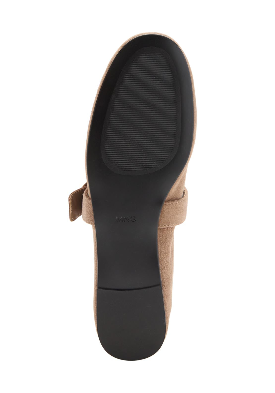 Mango Suede Leather Ballet Flats - Brown 6 Shaws Department Stores