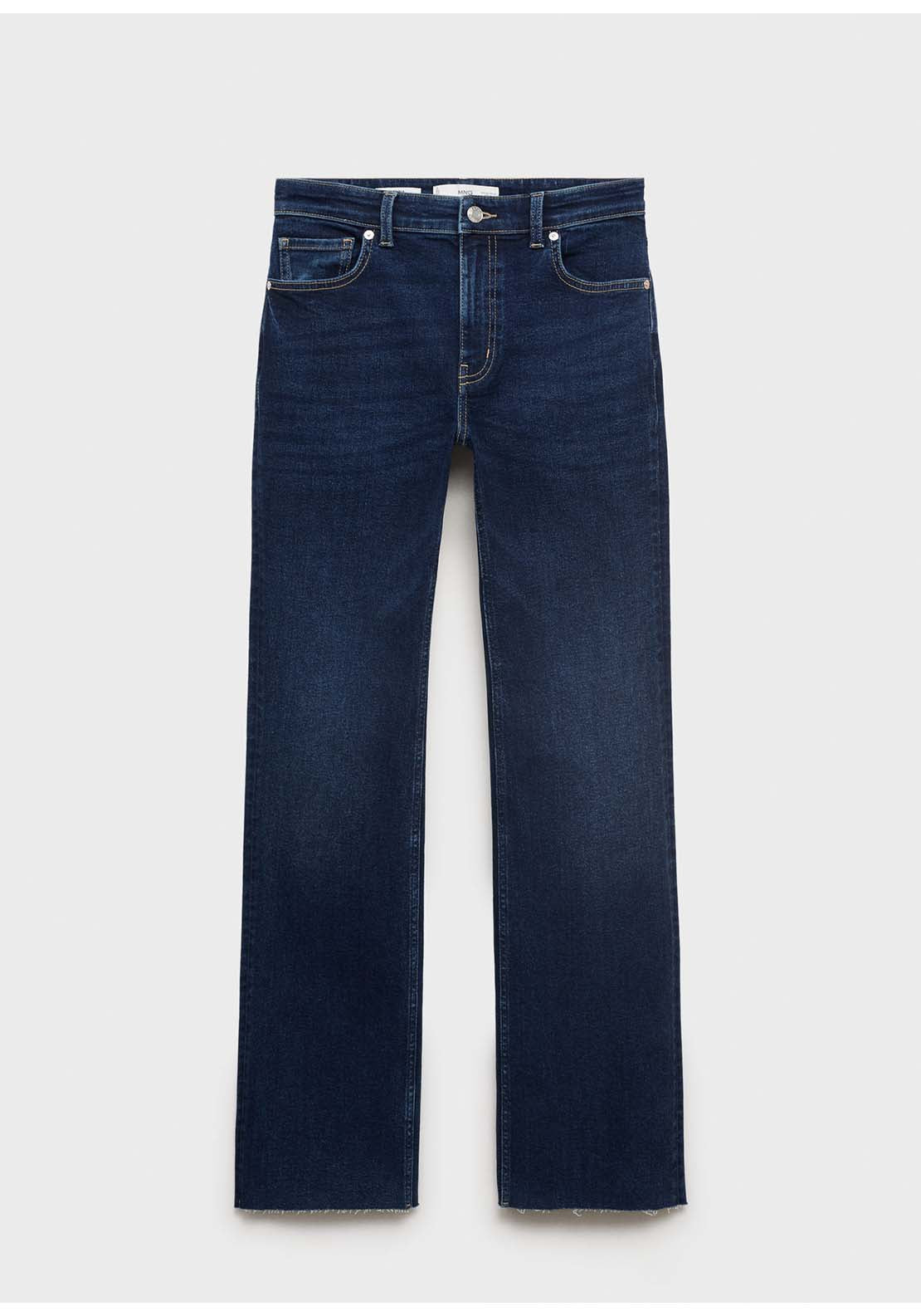 Sienna Flared Cropped Jeans - Blue