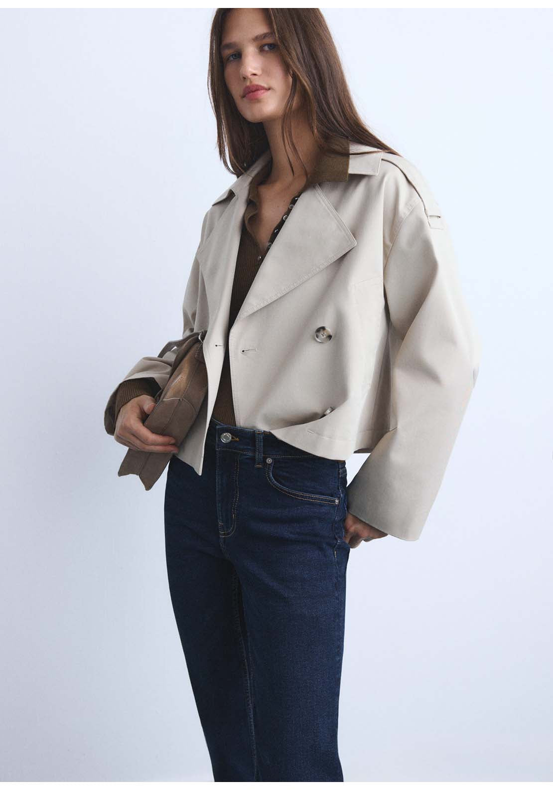 Sienna Flared Cropped Jeans - Blue
