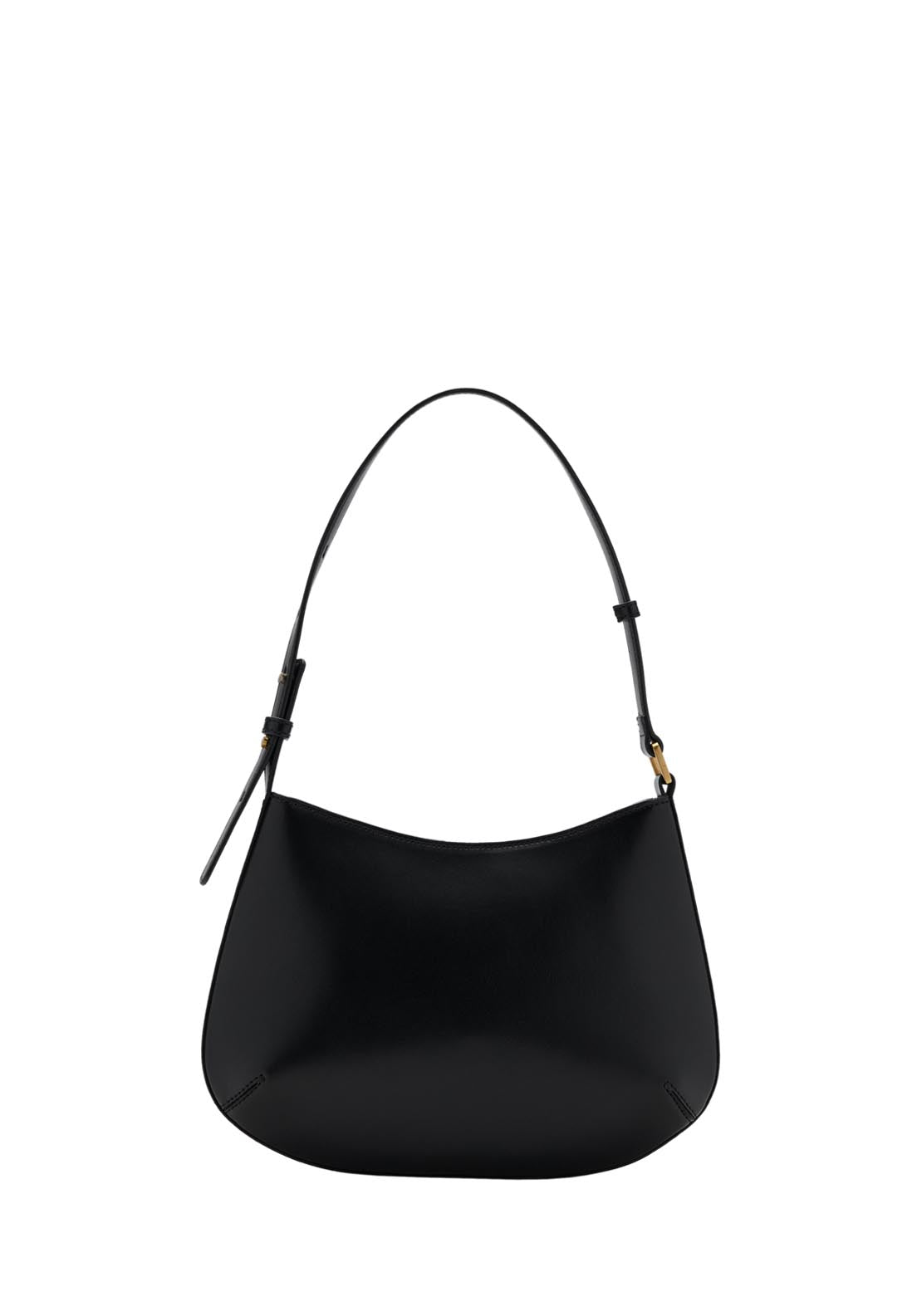 Mango Oval Shoulder Bag - Black 1 Shaws Department Stores