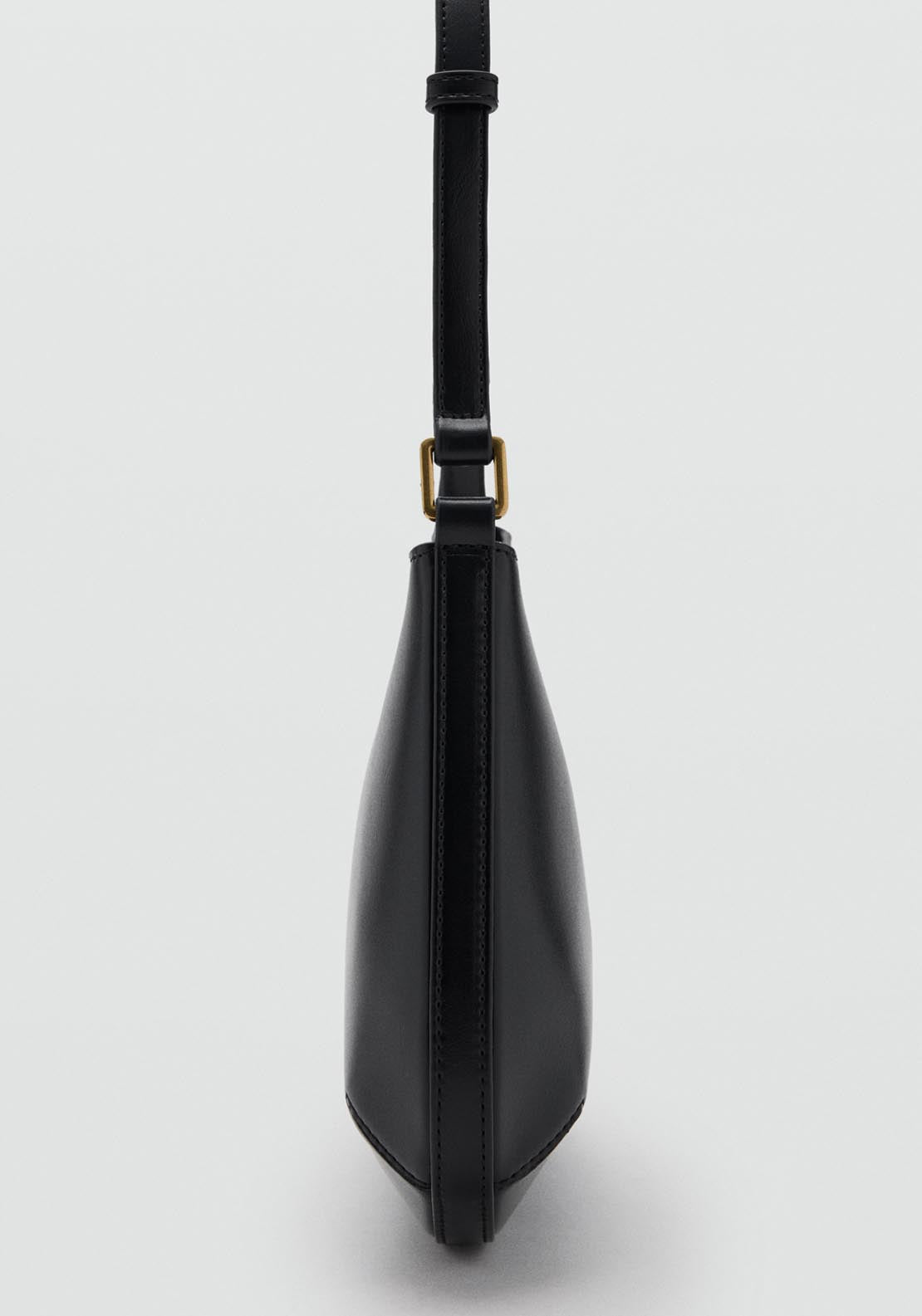 Mango Oval Shoulder Bag - Black 3 Shaws Department Stores