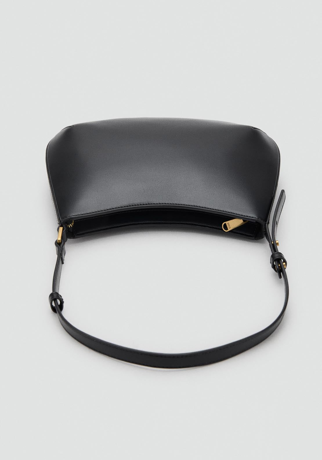 Mango Oval Shoulder Bag - Black 5 Shaws Department Stores