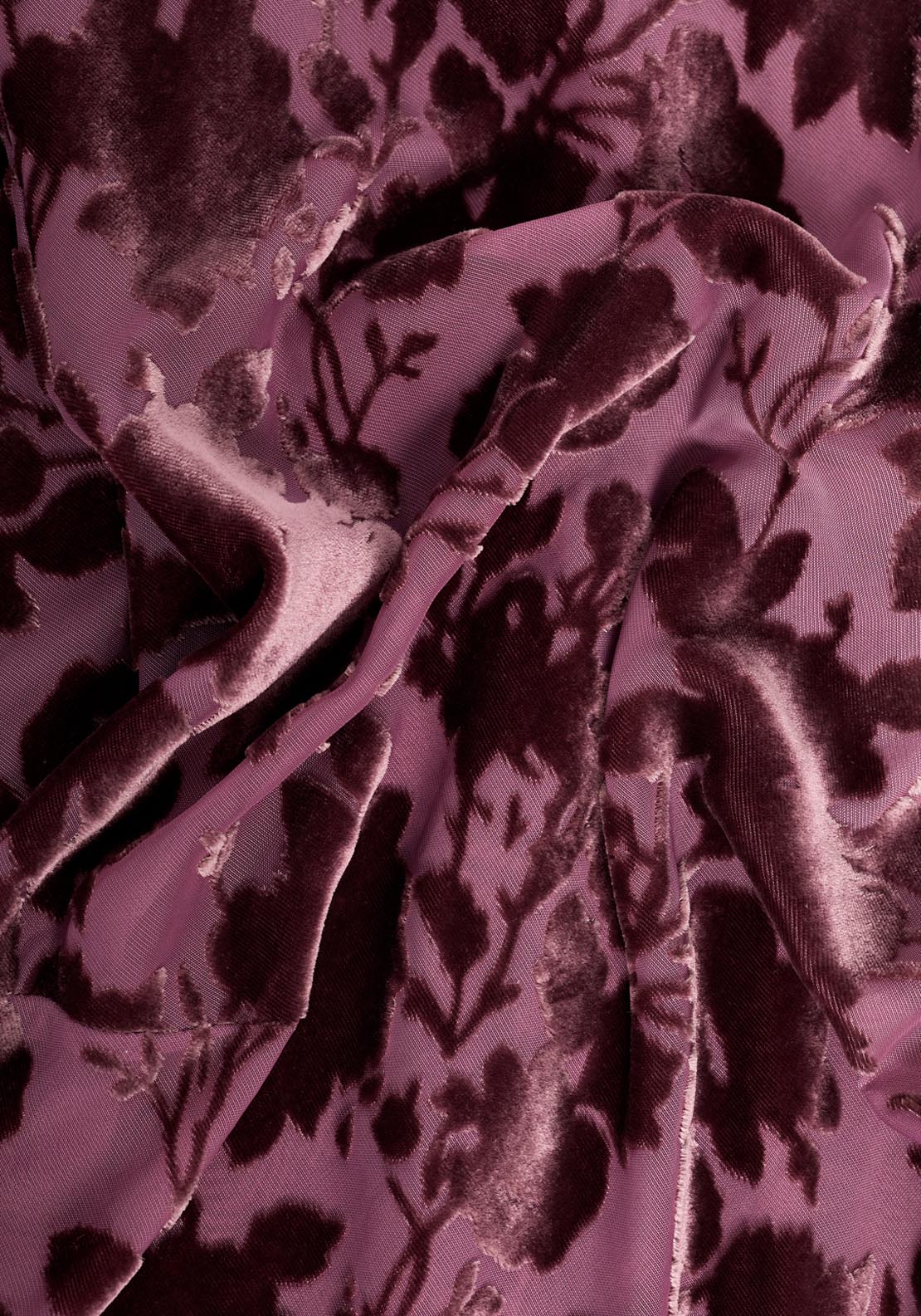 Mango Floral Jacquard Dress With Bell Sleeves - Red 5 Shaws Department Stores